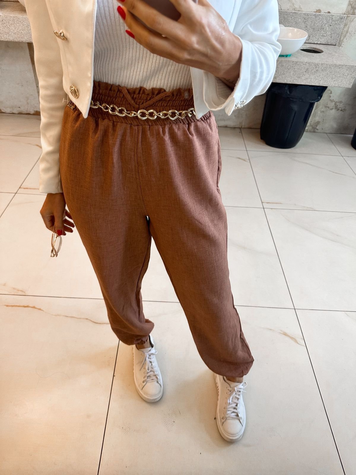 Calça Jogger Marrom Myst