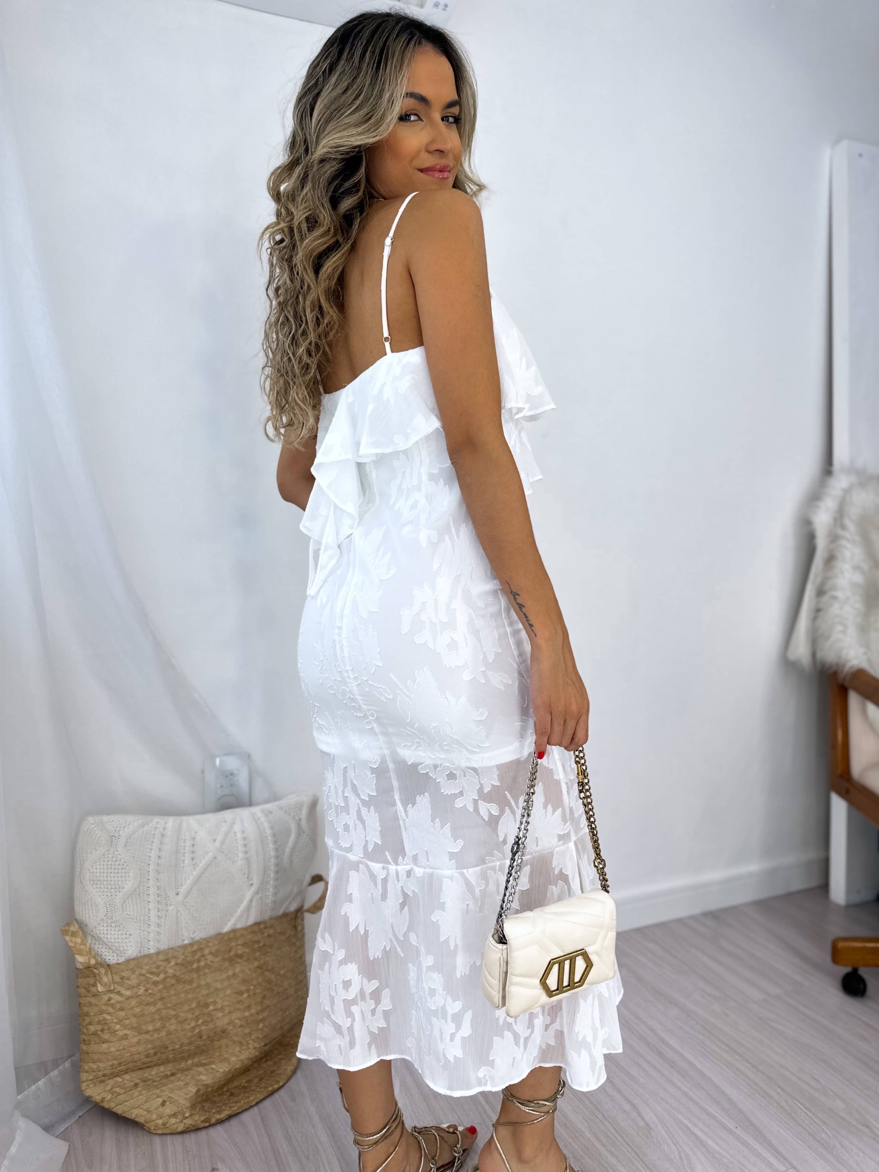 Vestido Midi Off Nanci