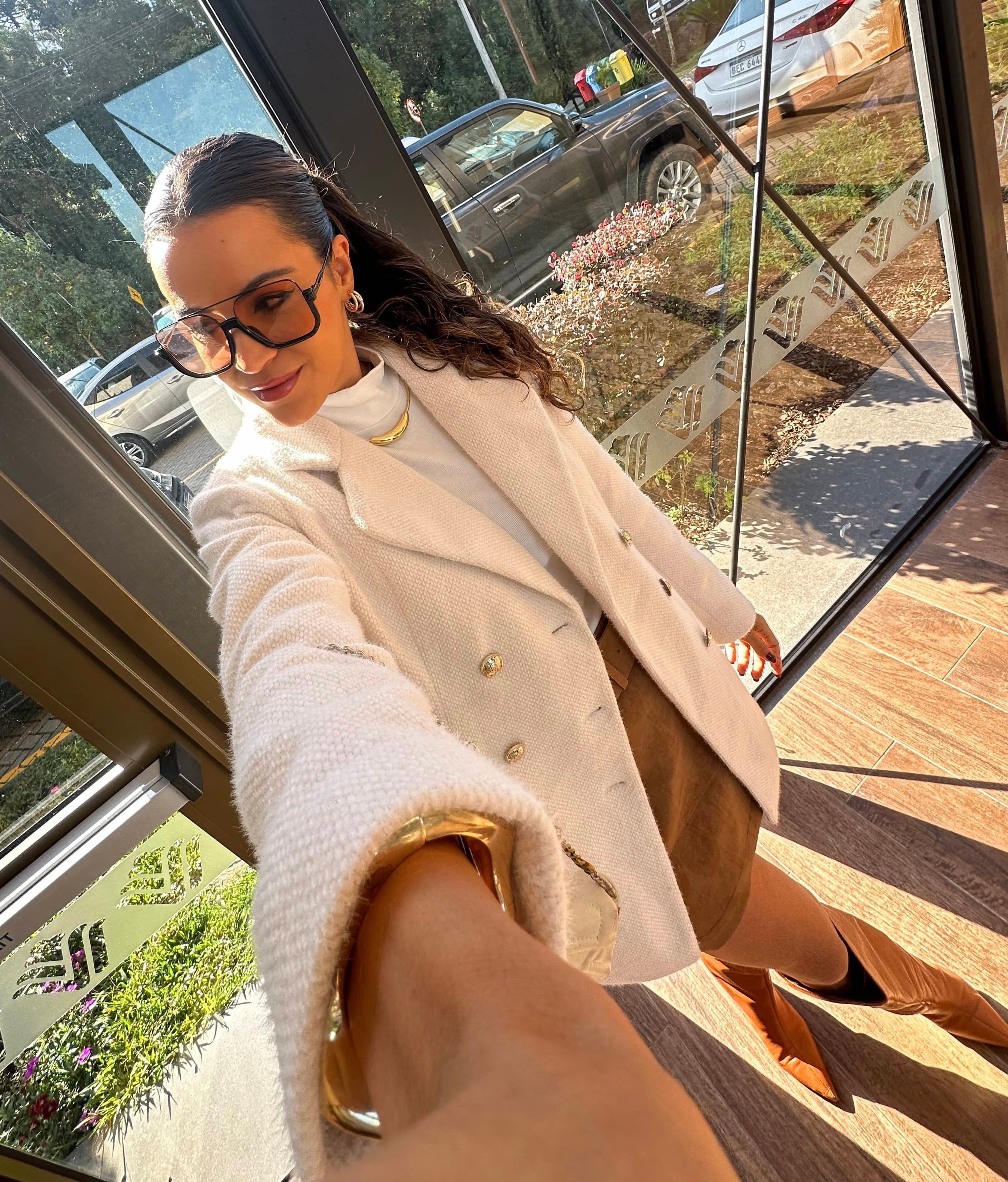 Casaco Alongado Off Nicoly