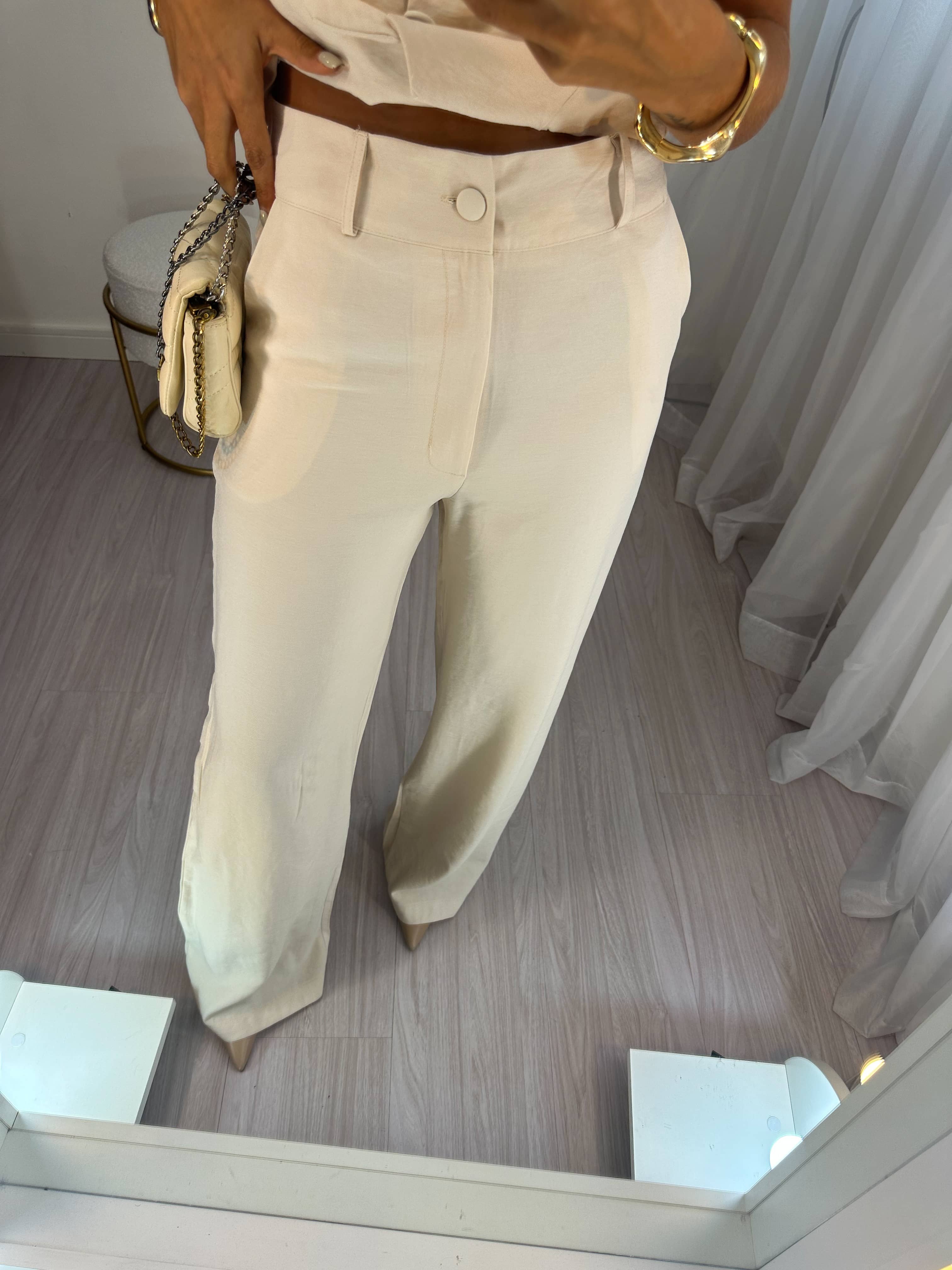 Conjunto Alfaiataria Areia Olga