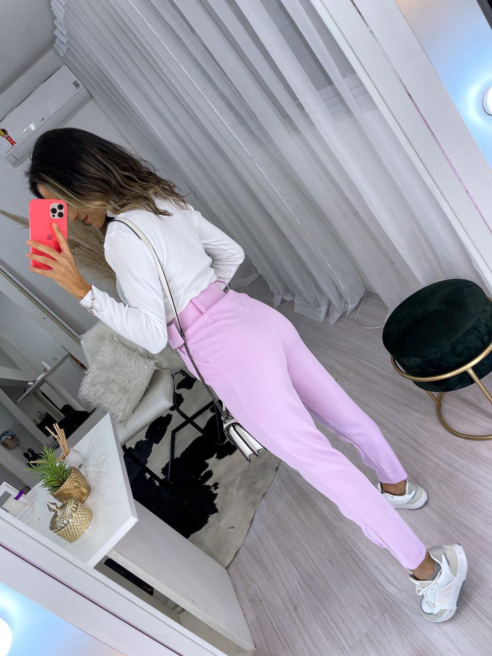 Calça Peggy Rosa Bebê
