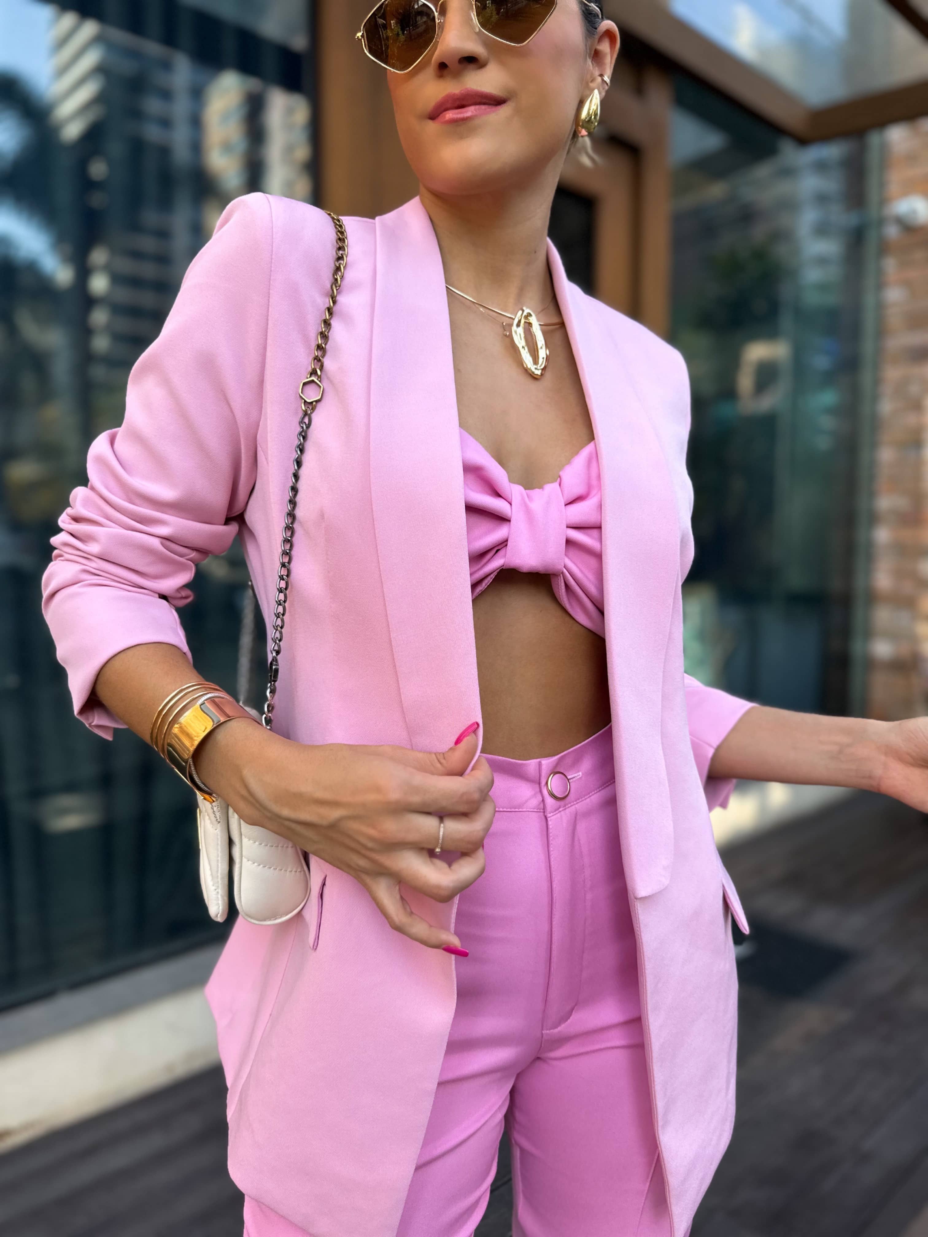 Cropped Rosa Penelope