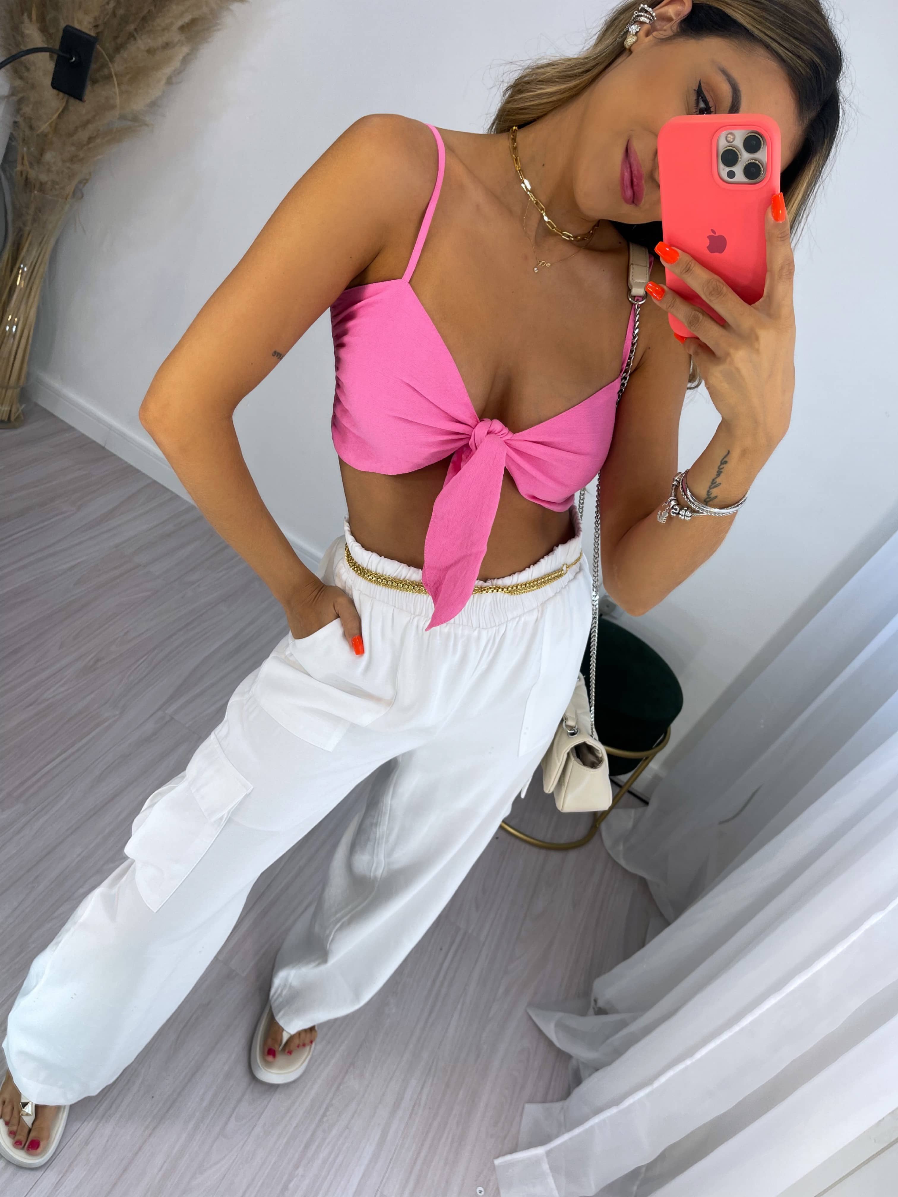 Cropped Graci Rosa