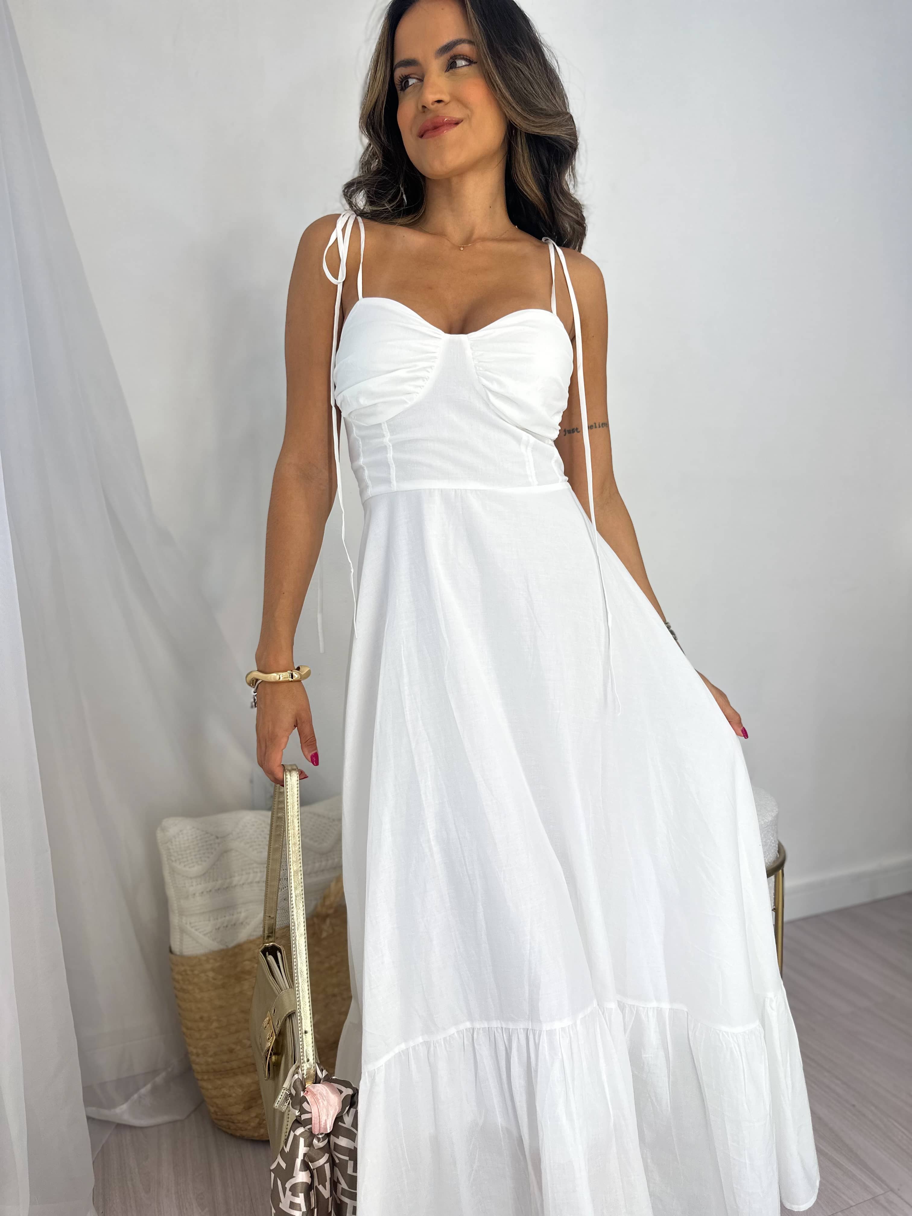 Vestido Off Romana