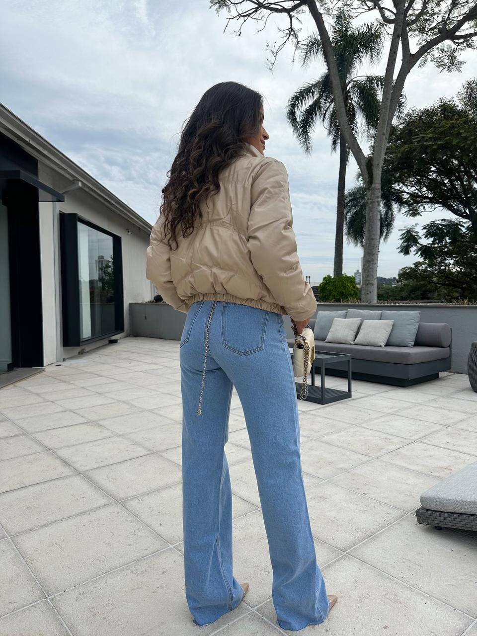 Jaqueta Puffer Nude Rony