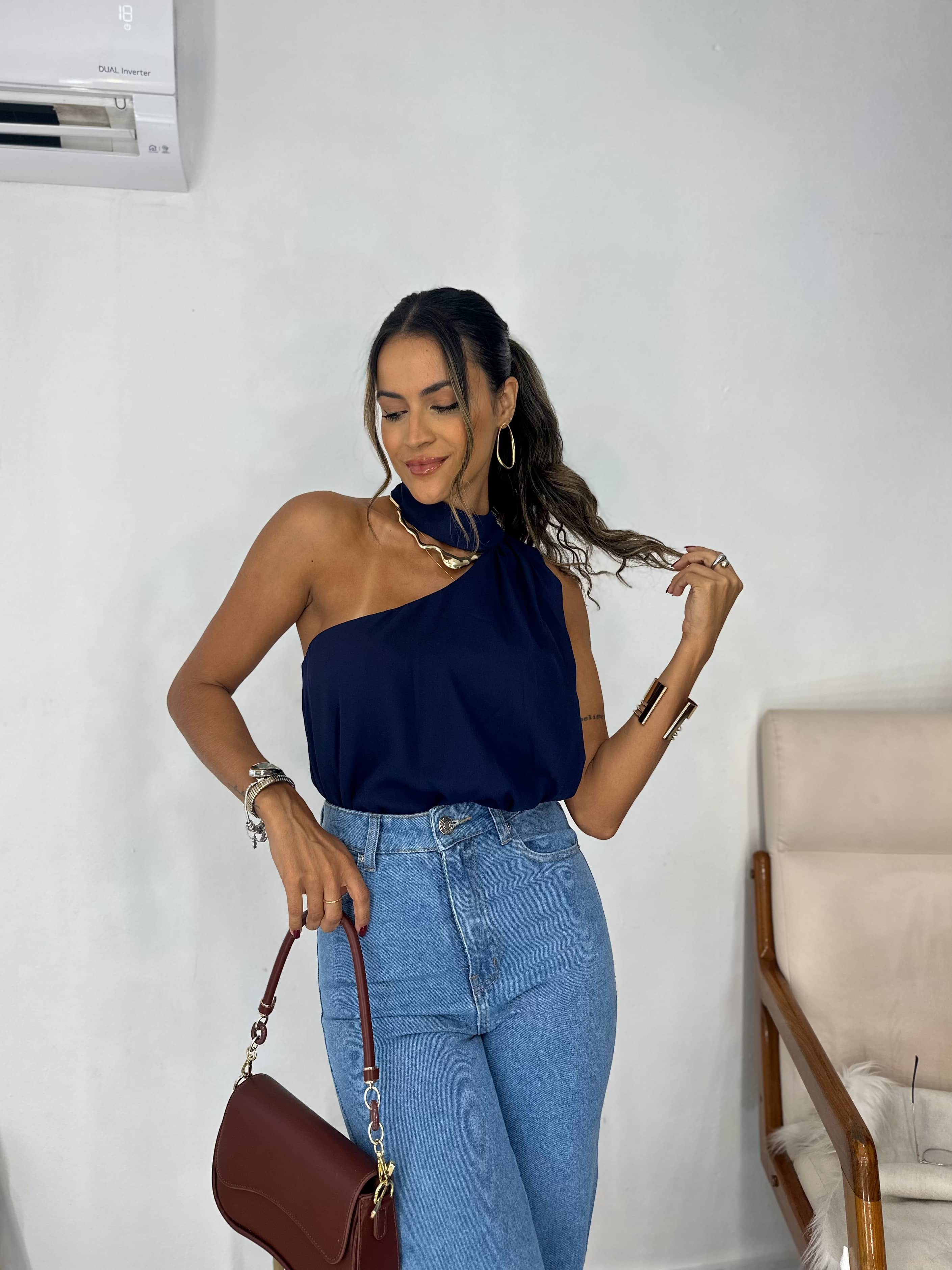 Blusa Azul Rubya