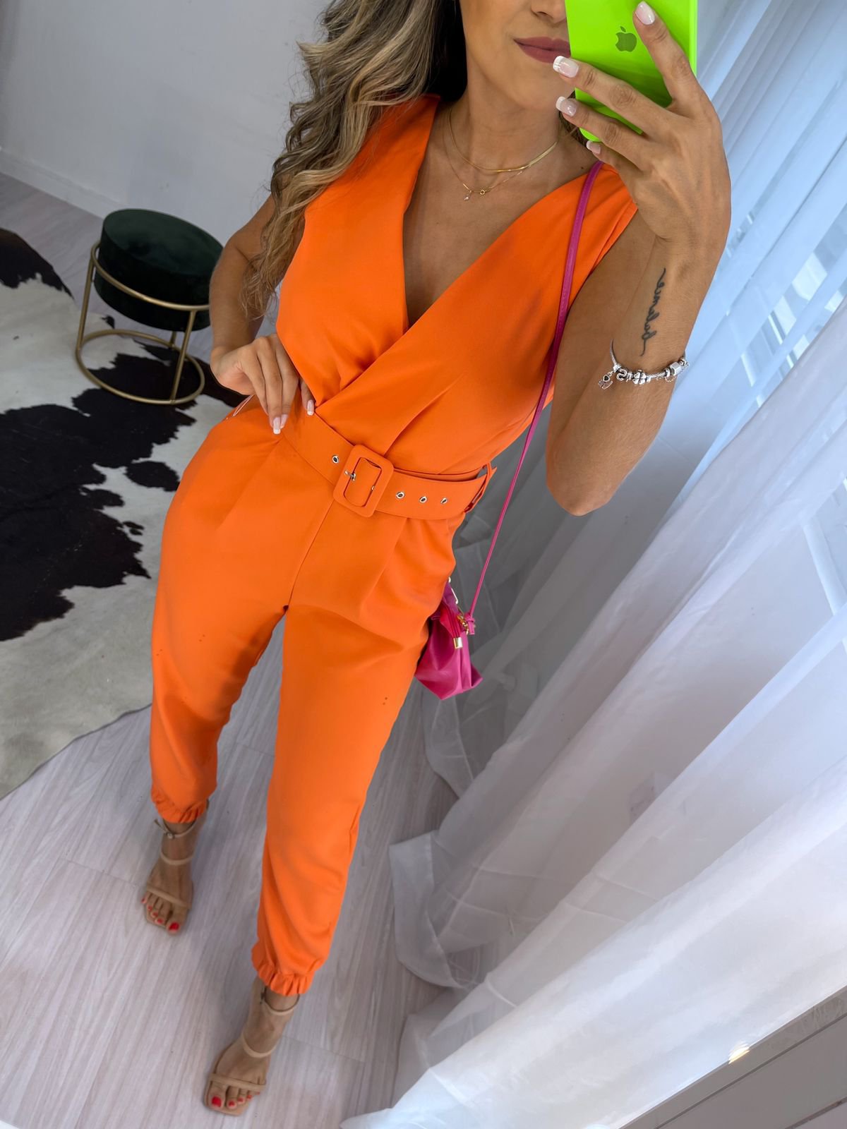 Macacão Sabrina Laranja