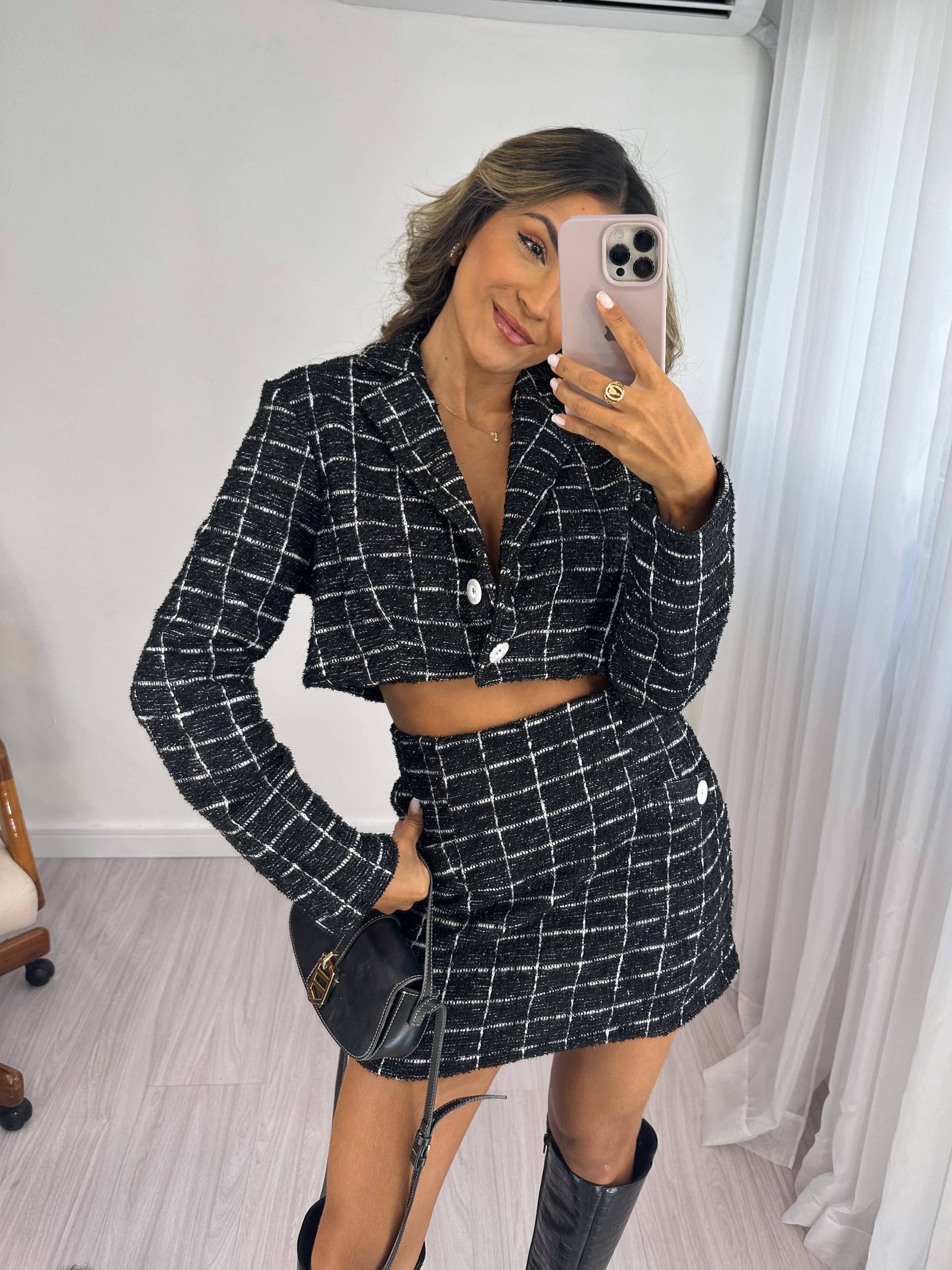 Conjunto Tweed Carmel
