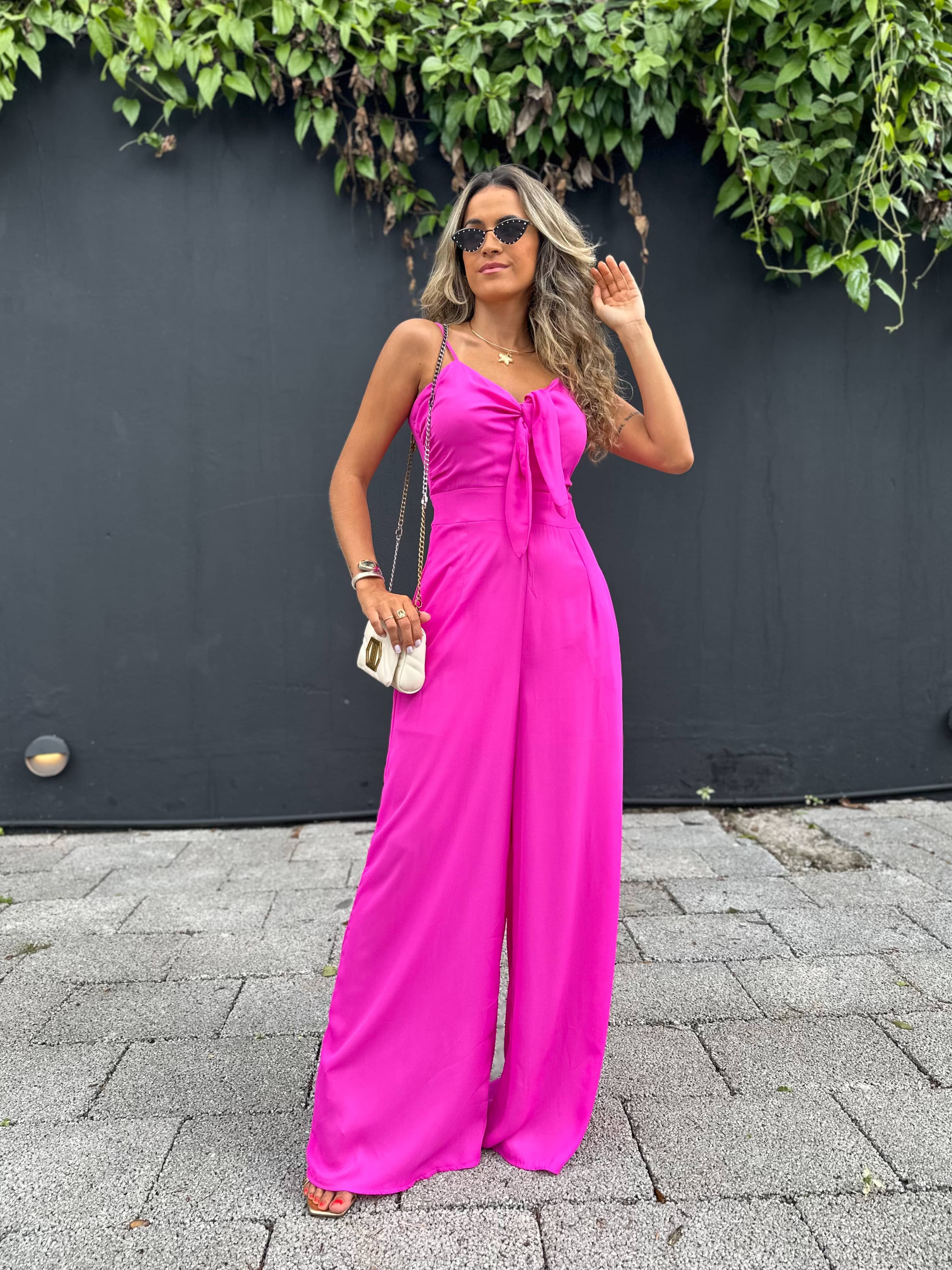 Macacão Sandra Rosa