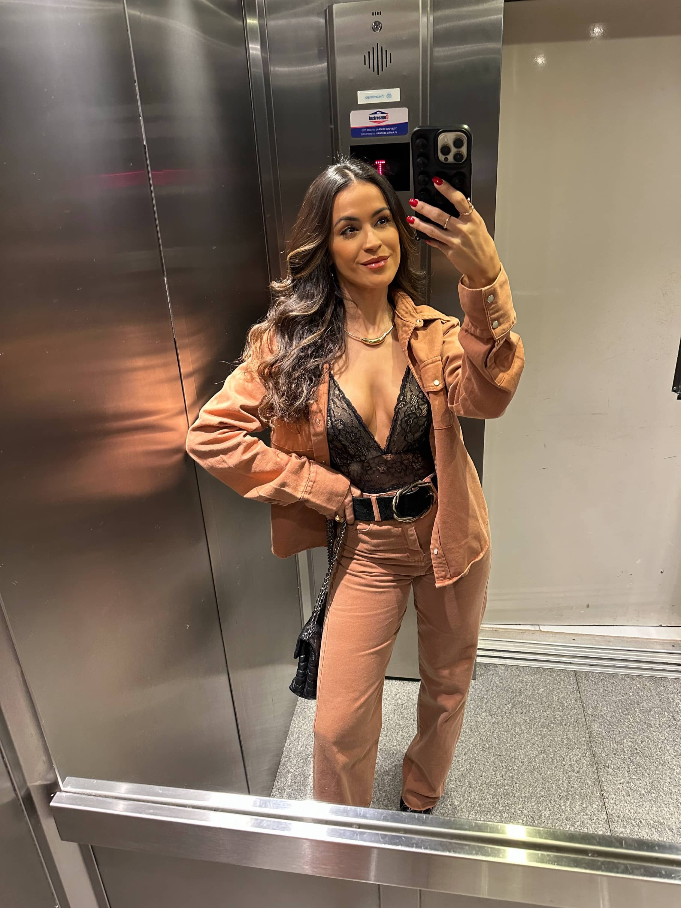 Calça Wide Leg Sofi Mocha Mousse