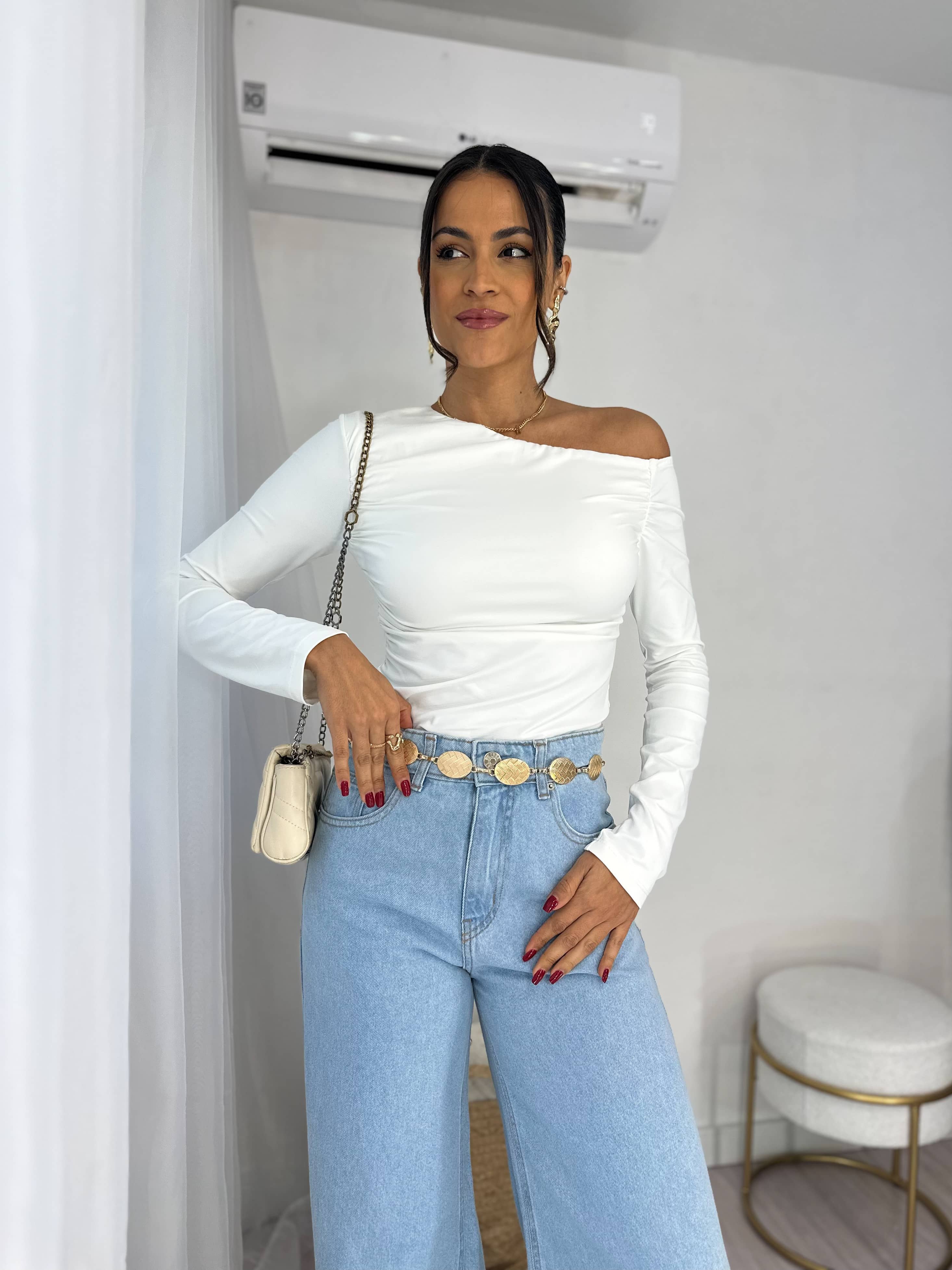 Blusa Ombro a Ombro Thaly Off