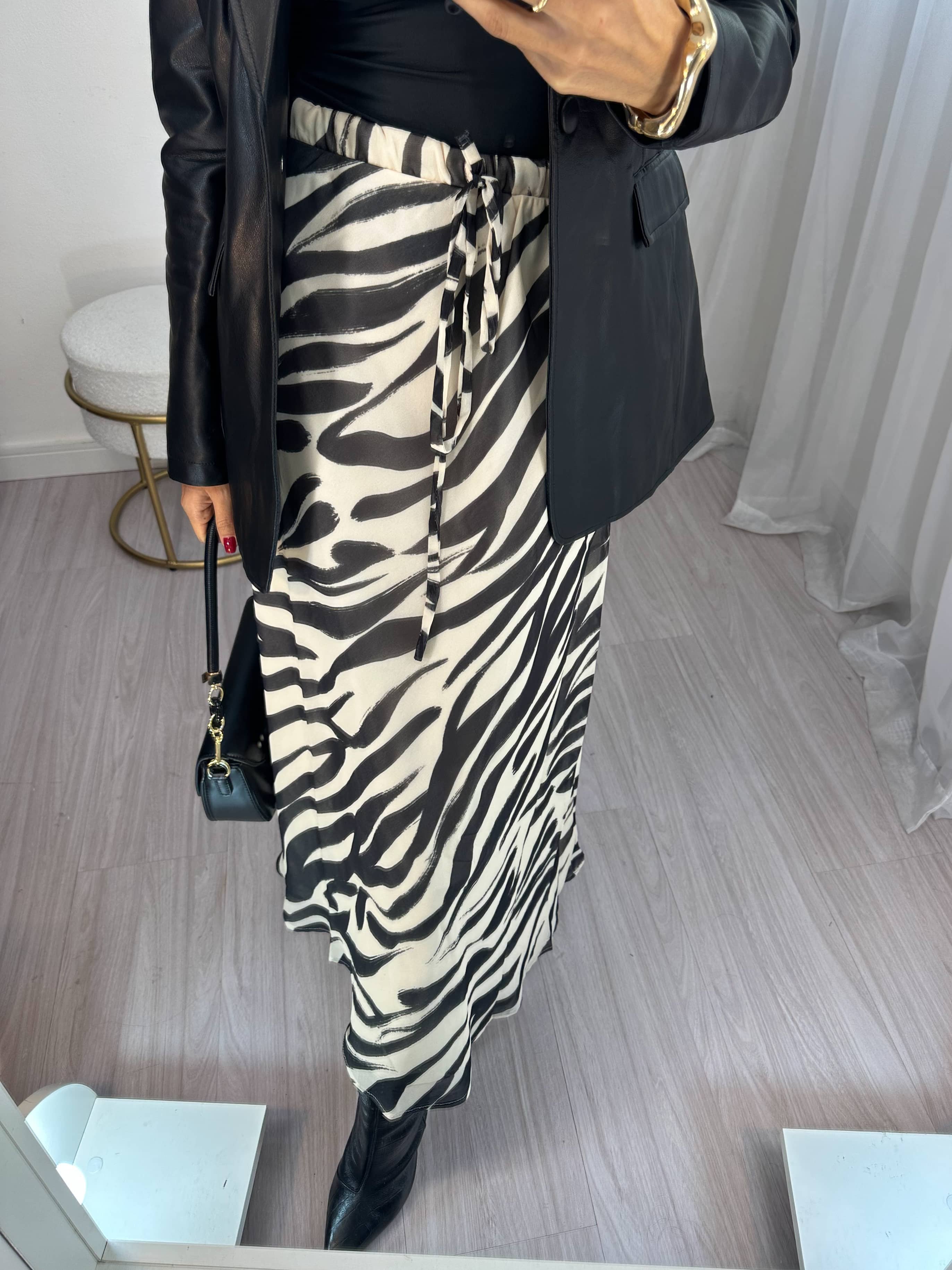 Saia Midi Zebra Tifa