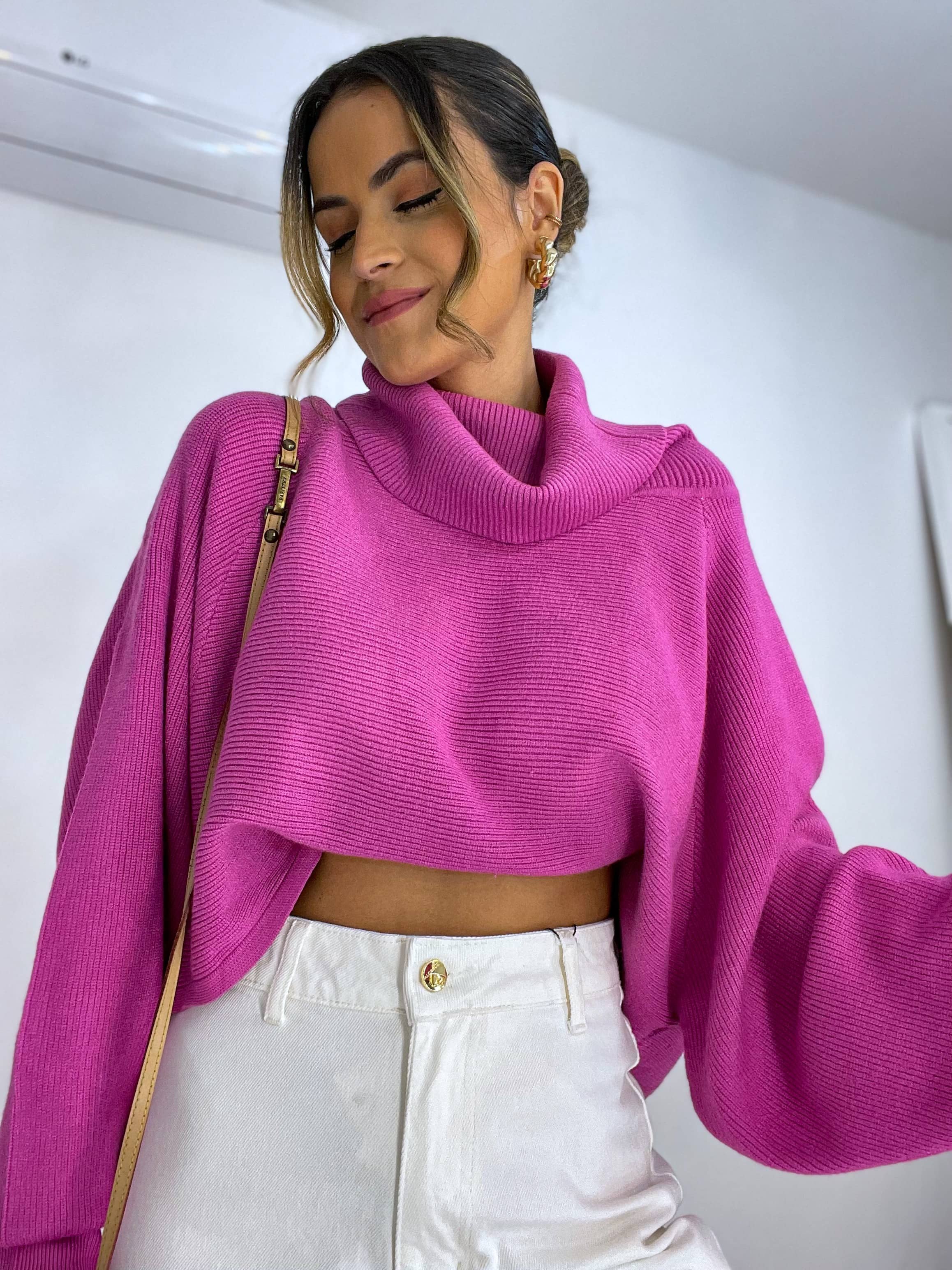 Blusa Tricot Verena Rosa