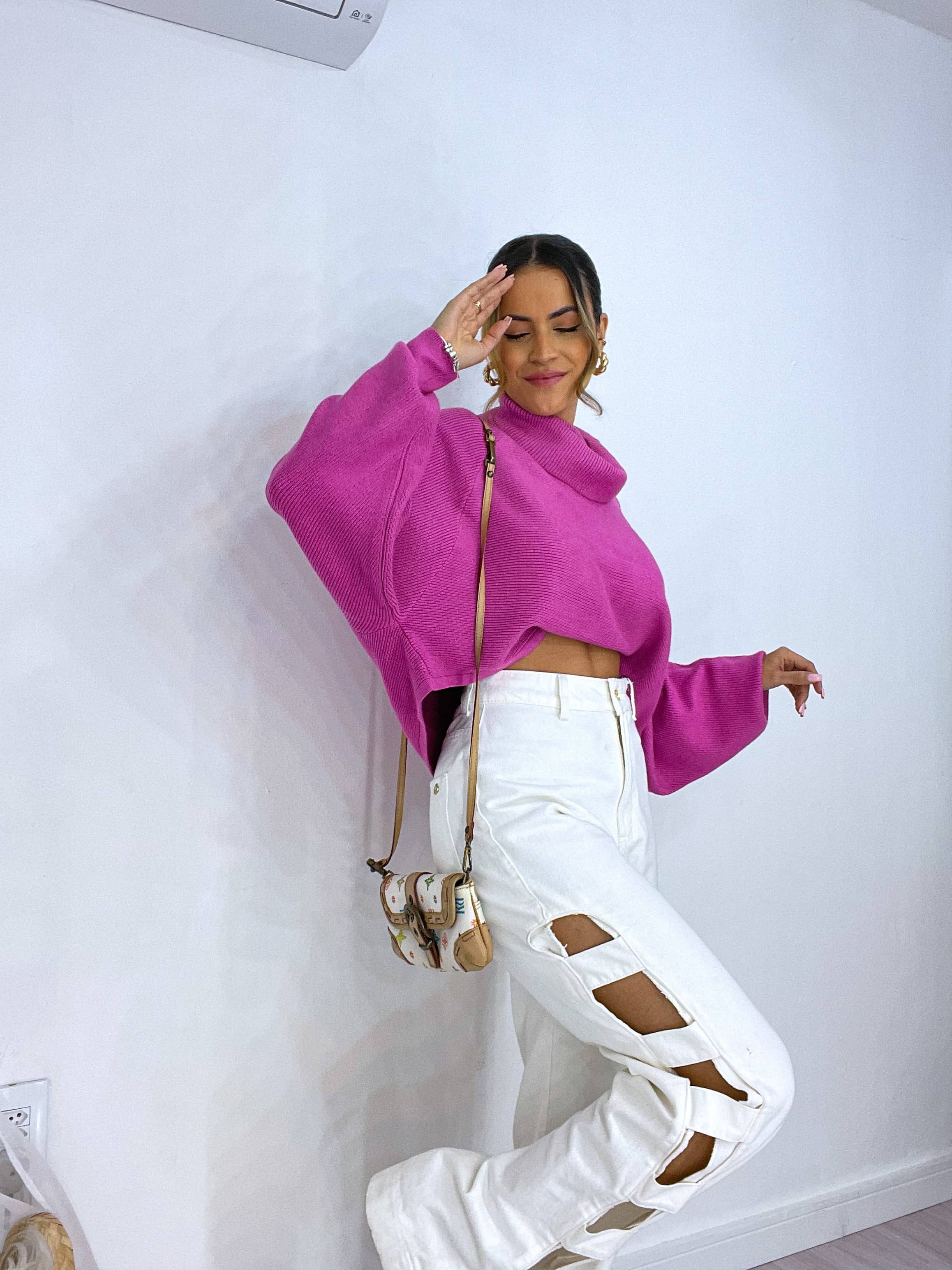 Blusa Tricot Verena Rosa