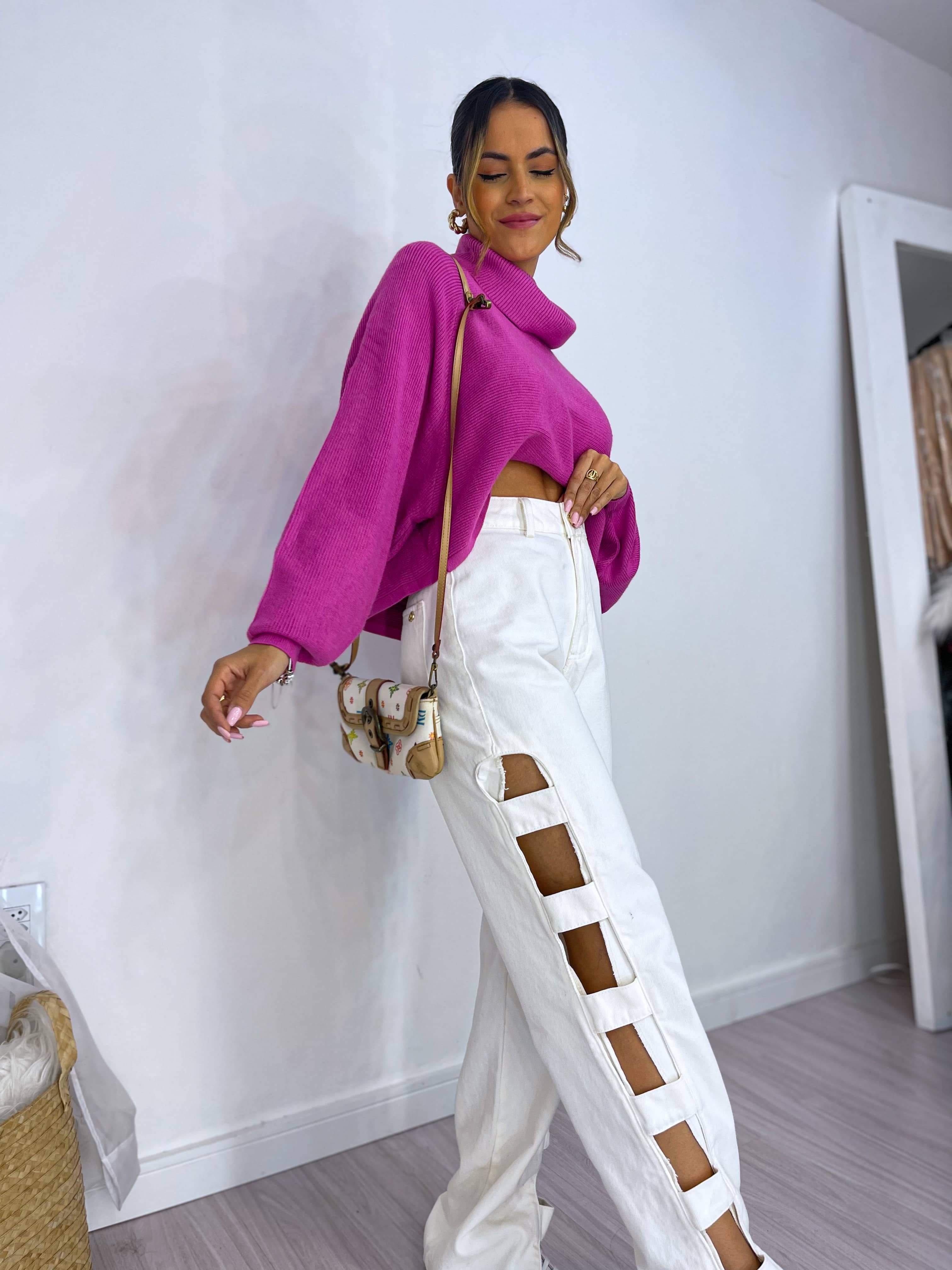 Blusa Tricot Verena Rosa