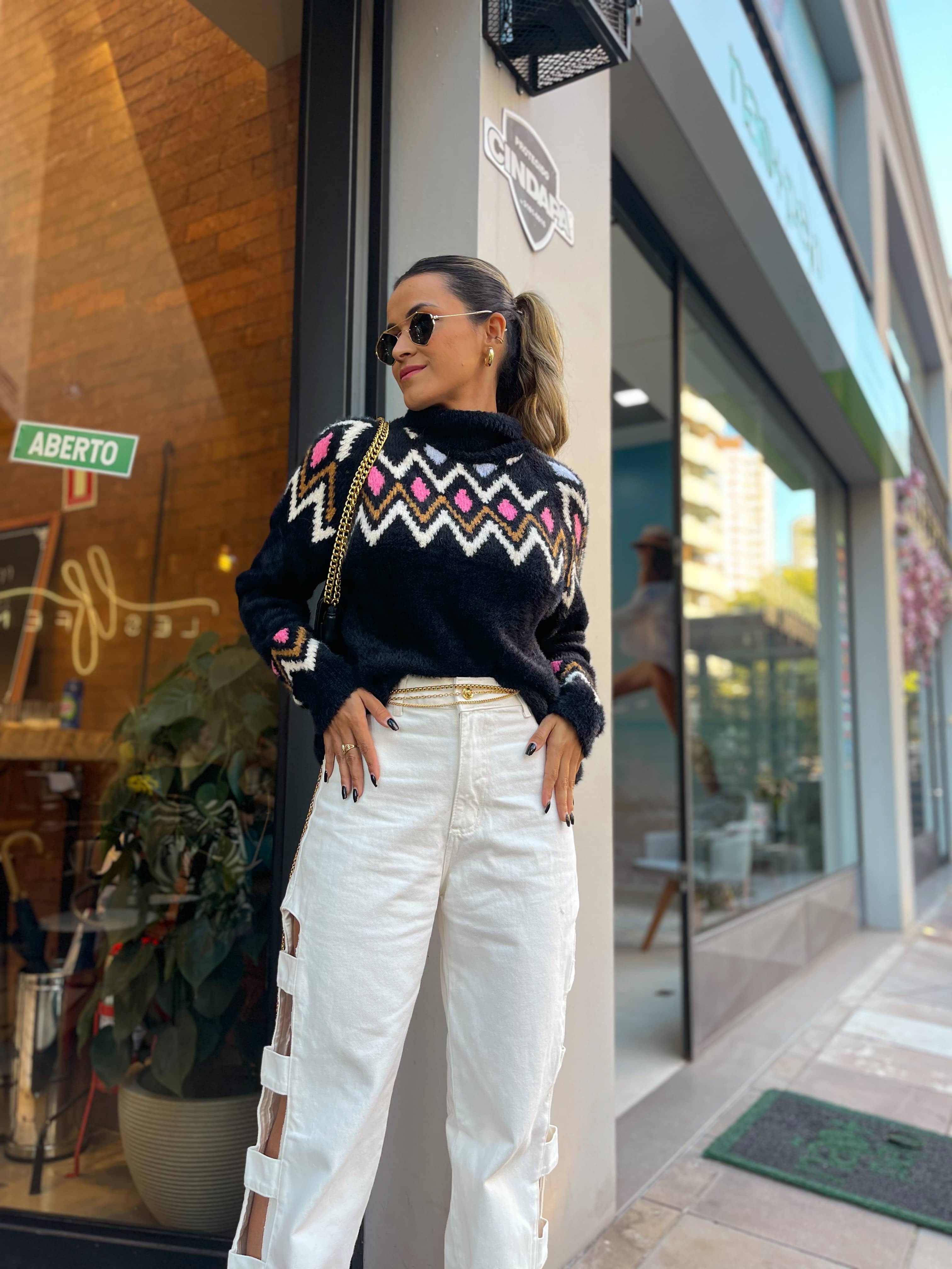 Calça Wide Leg Wendy Off White