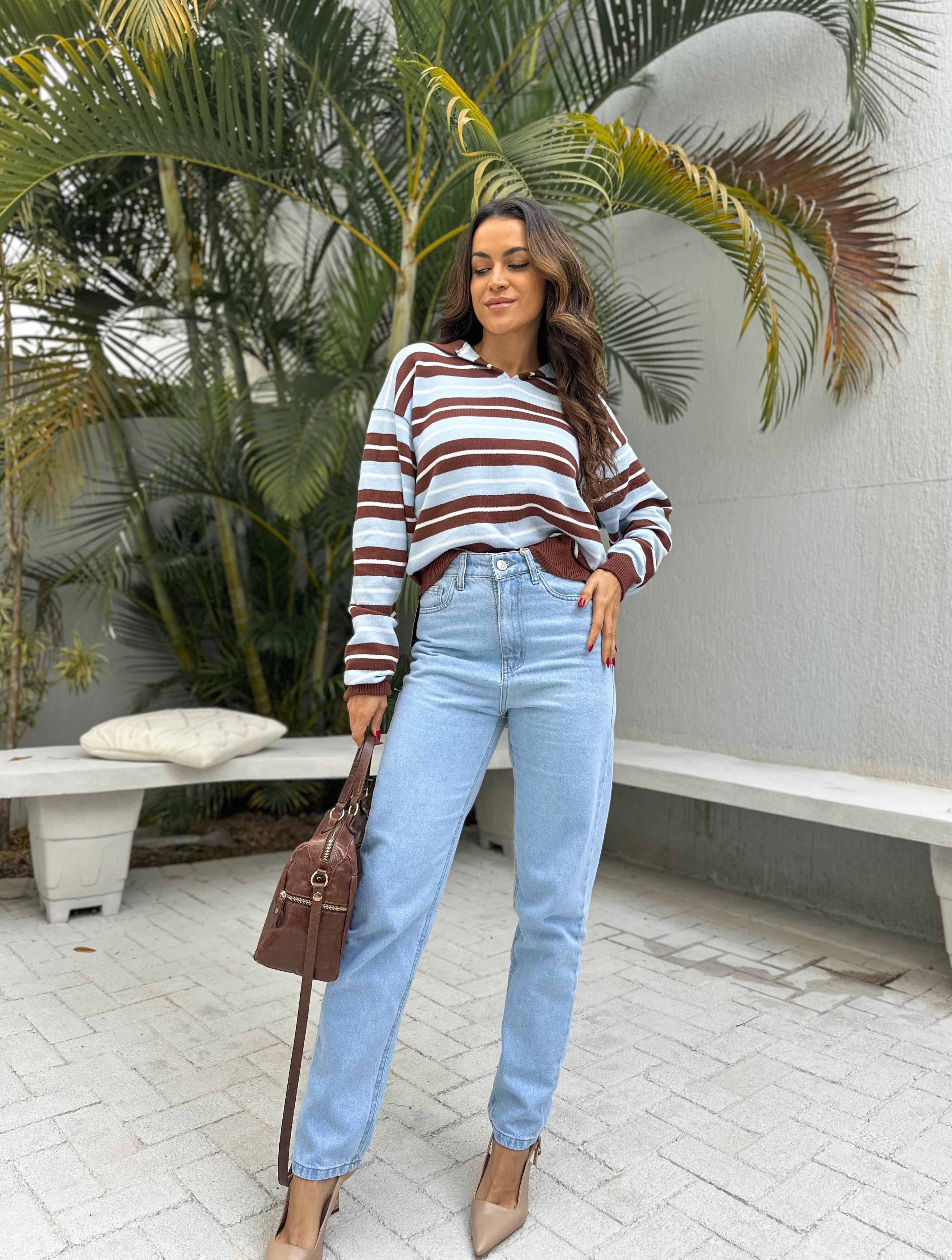 Calça Mom Luiza Clara