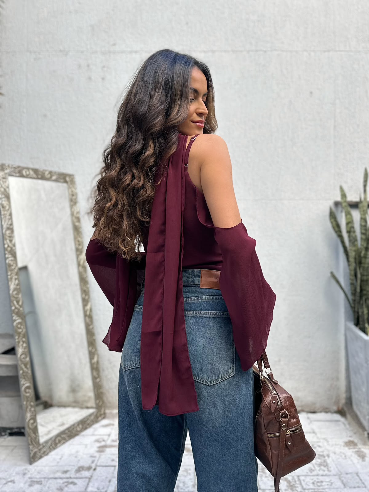 Blusa Vinho Roze