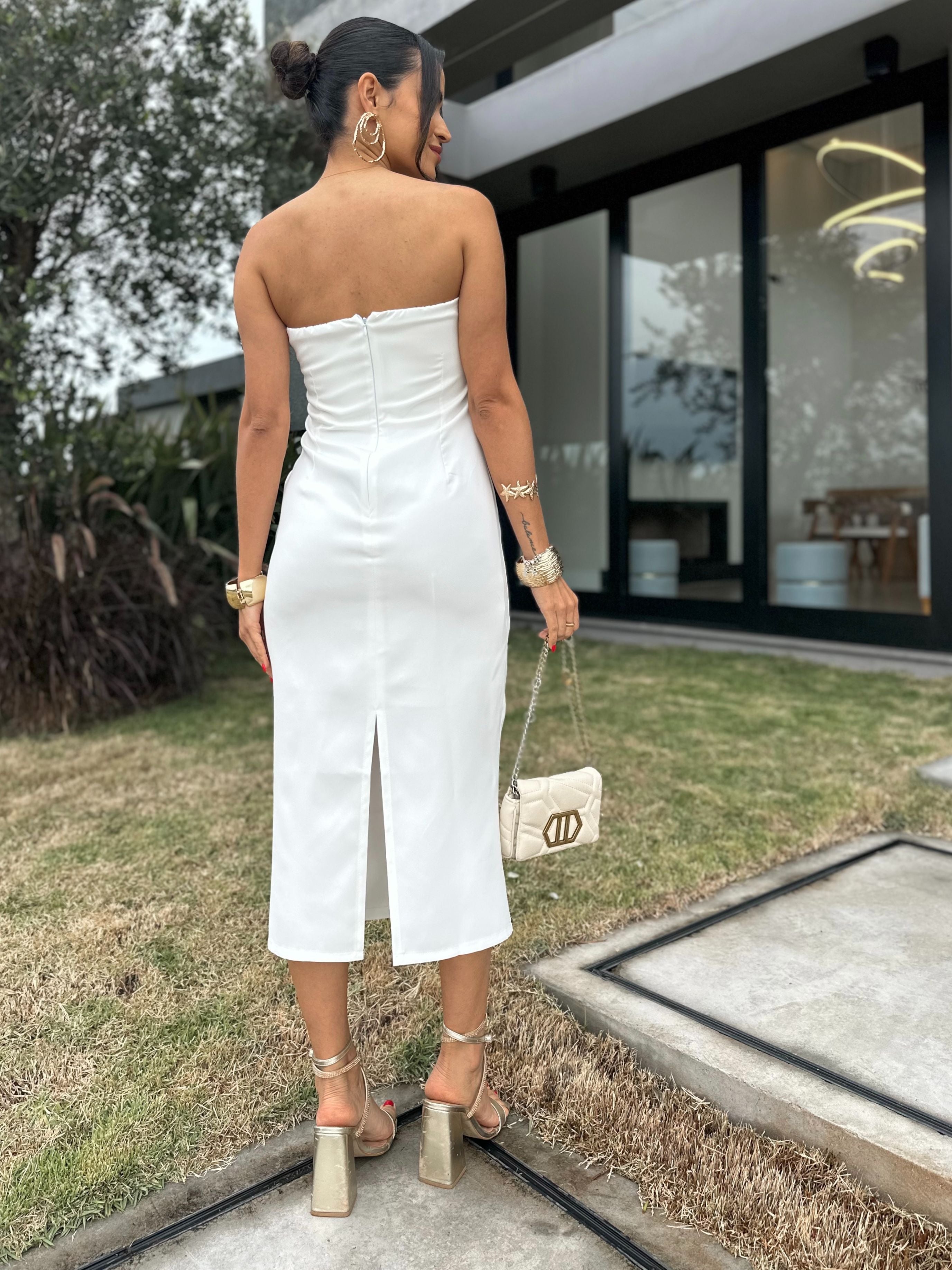 Vestido Midi Off Briana