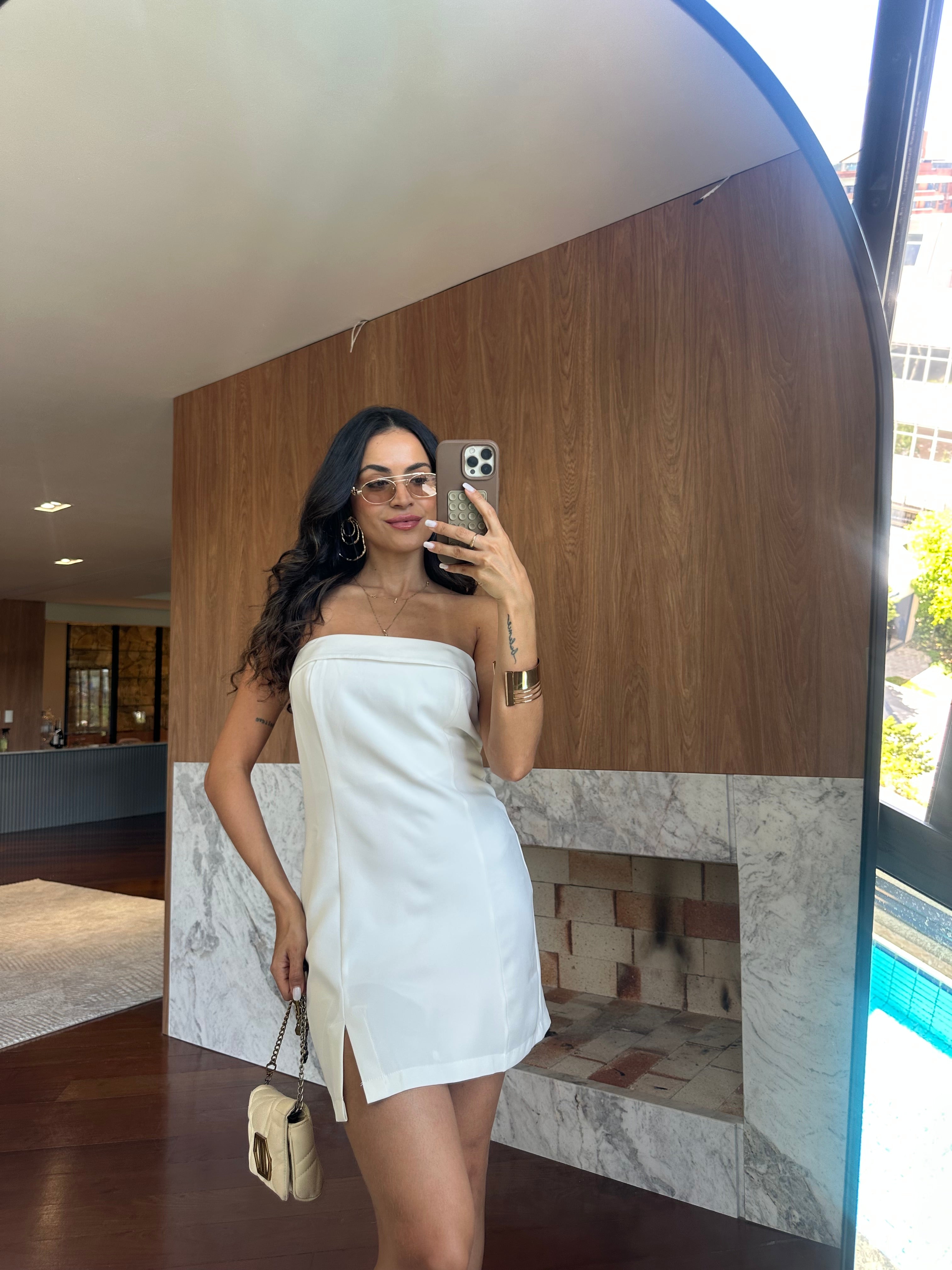 Vestido Curto Off Eva