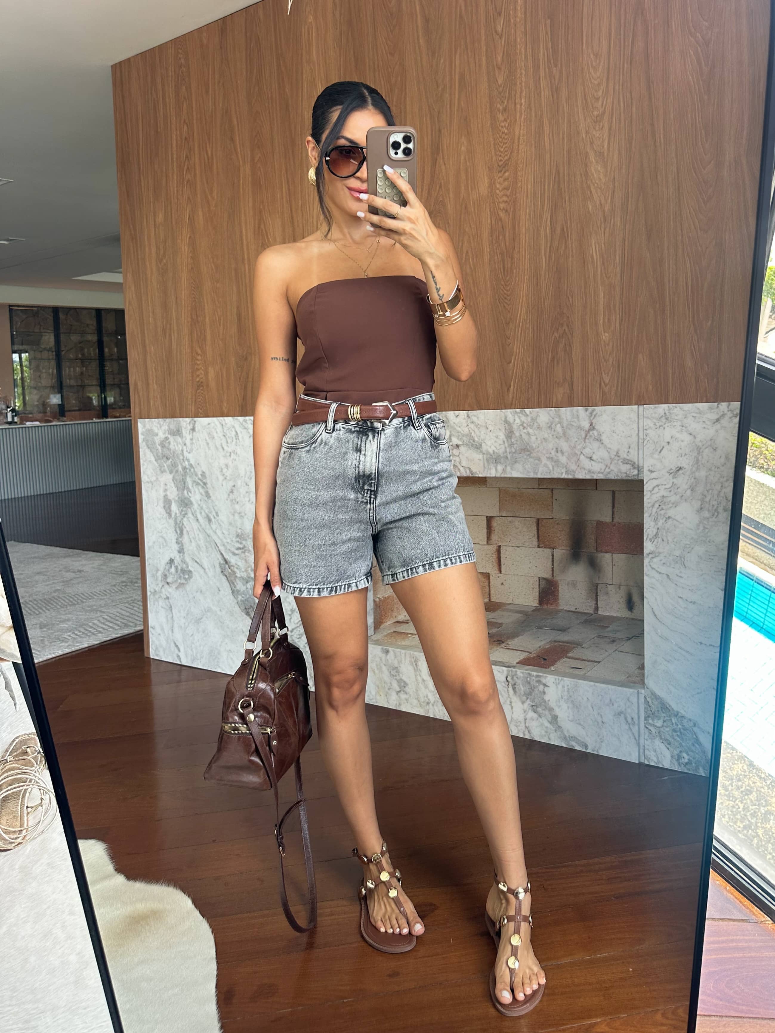 Bermuda Jeans Estonada Nanda