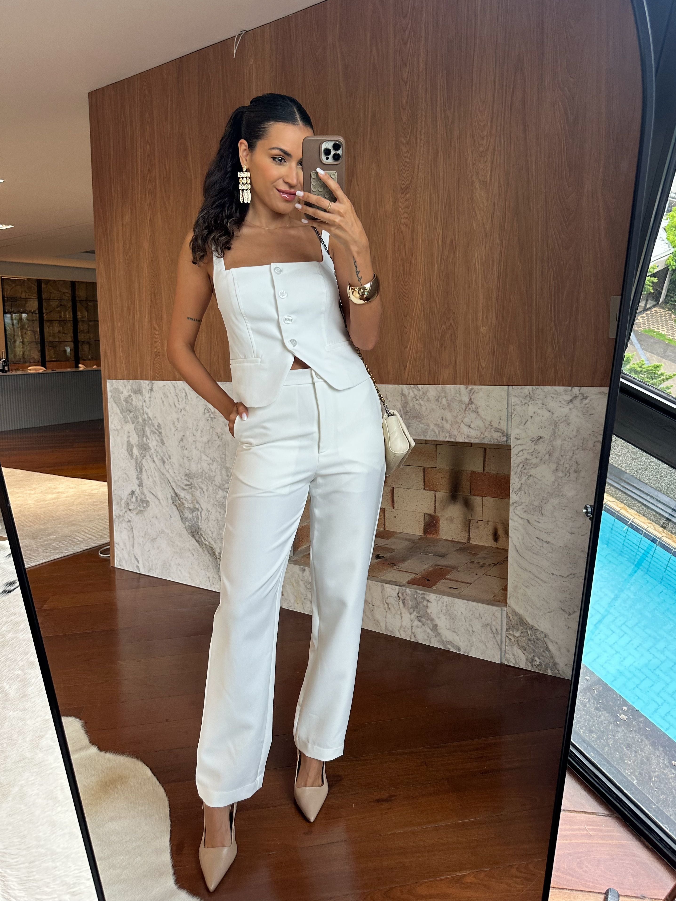 Conjunto Alfaiataria Off Babi