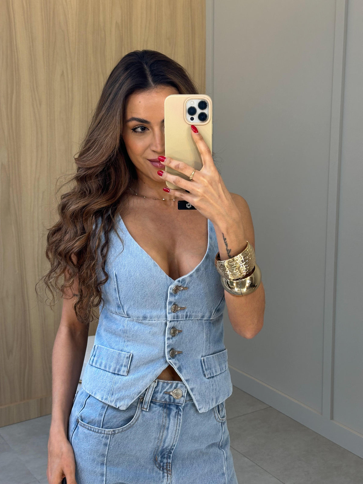 Colete Jeans Lumi