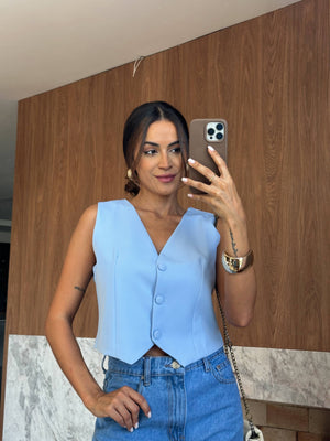 Colete Azul Fran