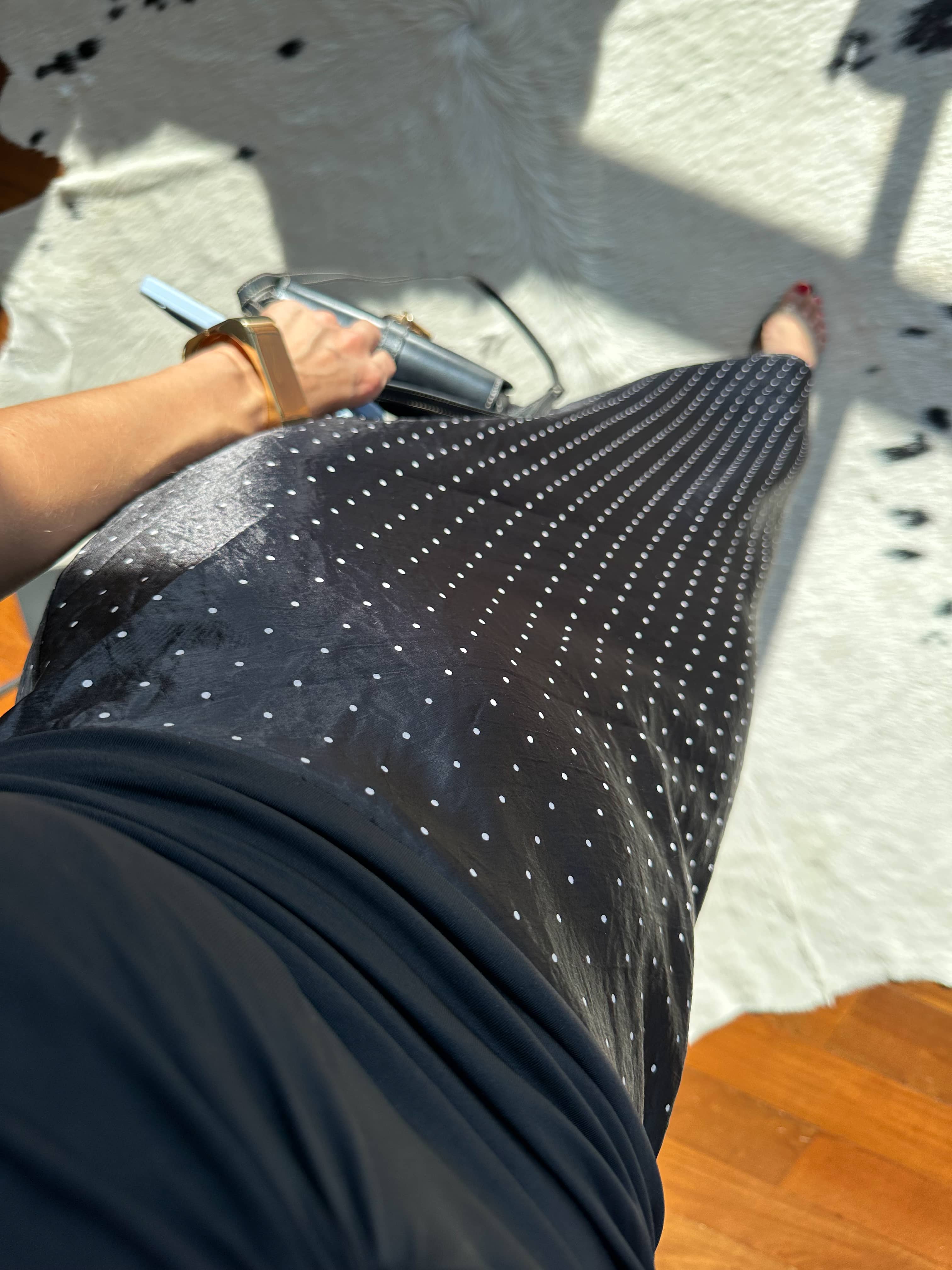 Saia Acetinada Poá Berla