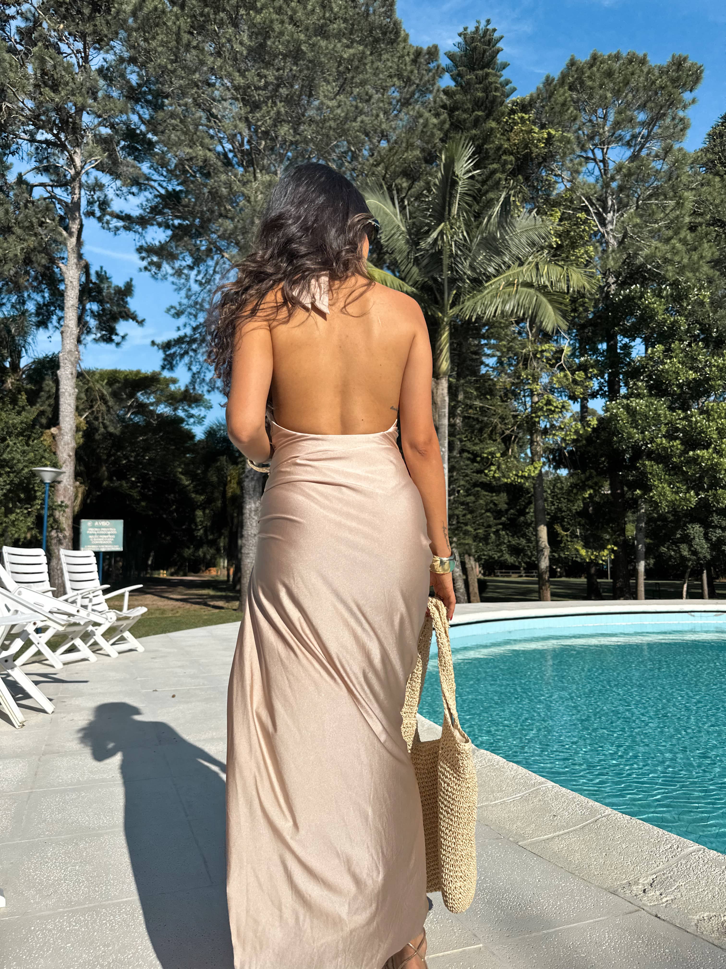 Conjunto Maiô e Saia Nude Caraíva