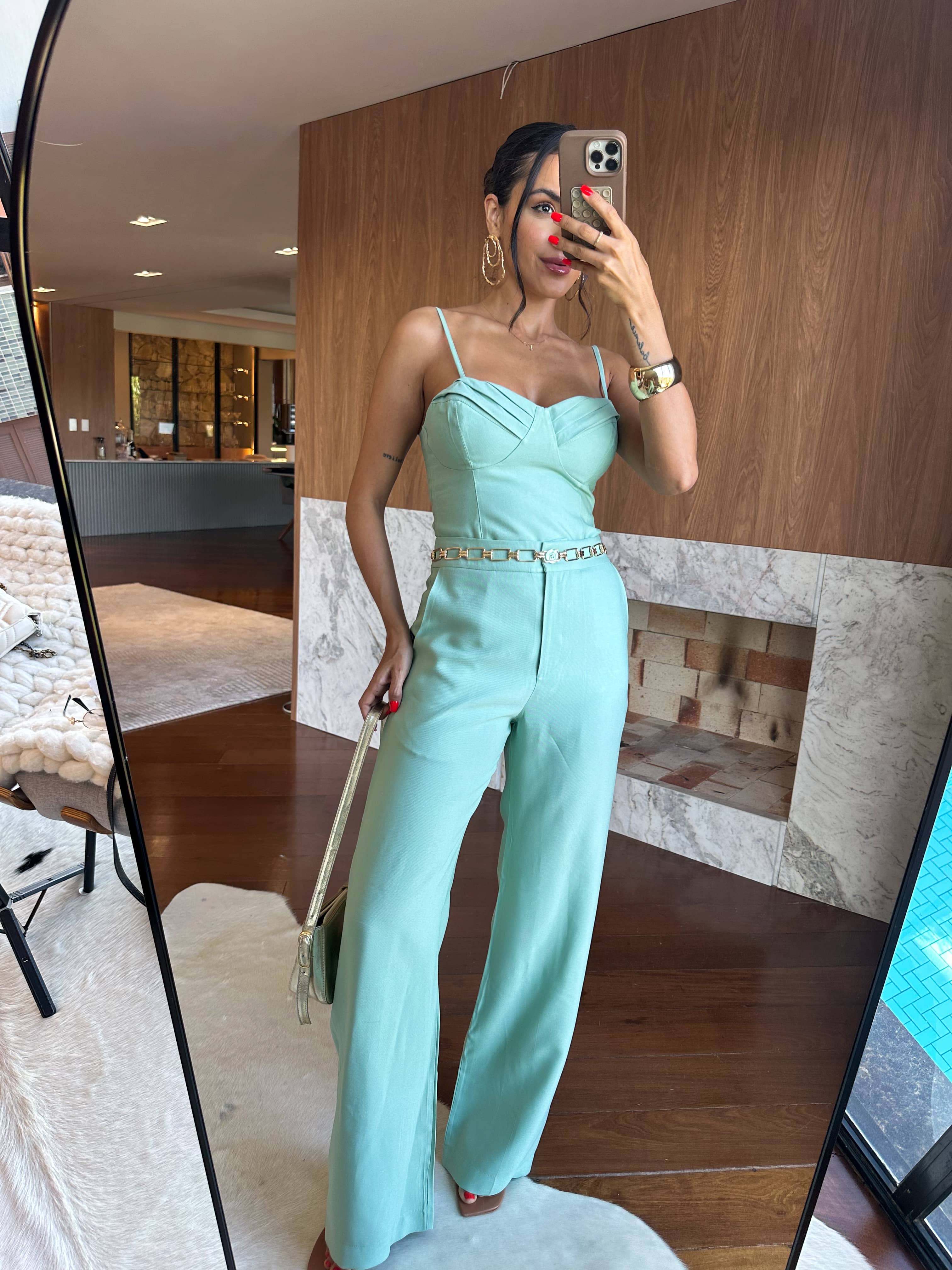 Conjunto Alfaiataria Verde Karlyn