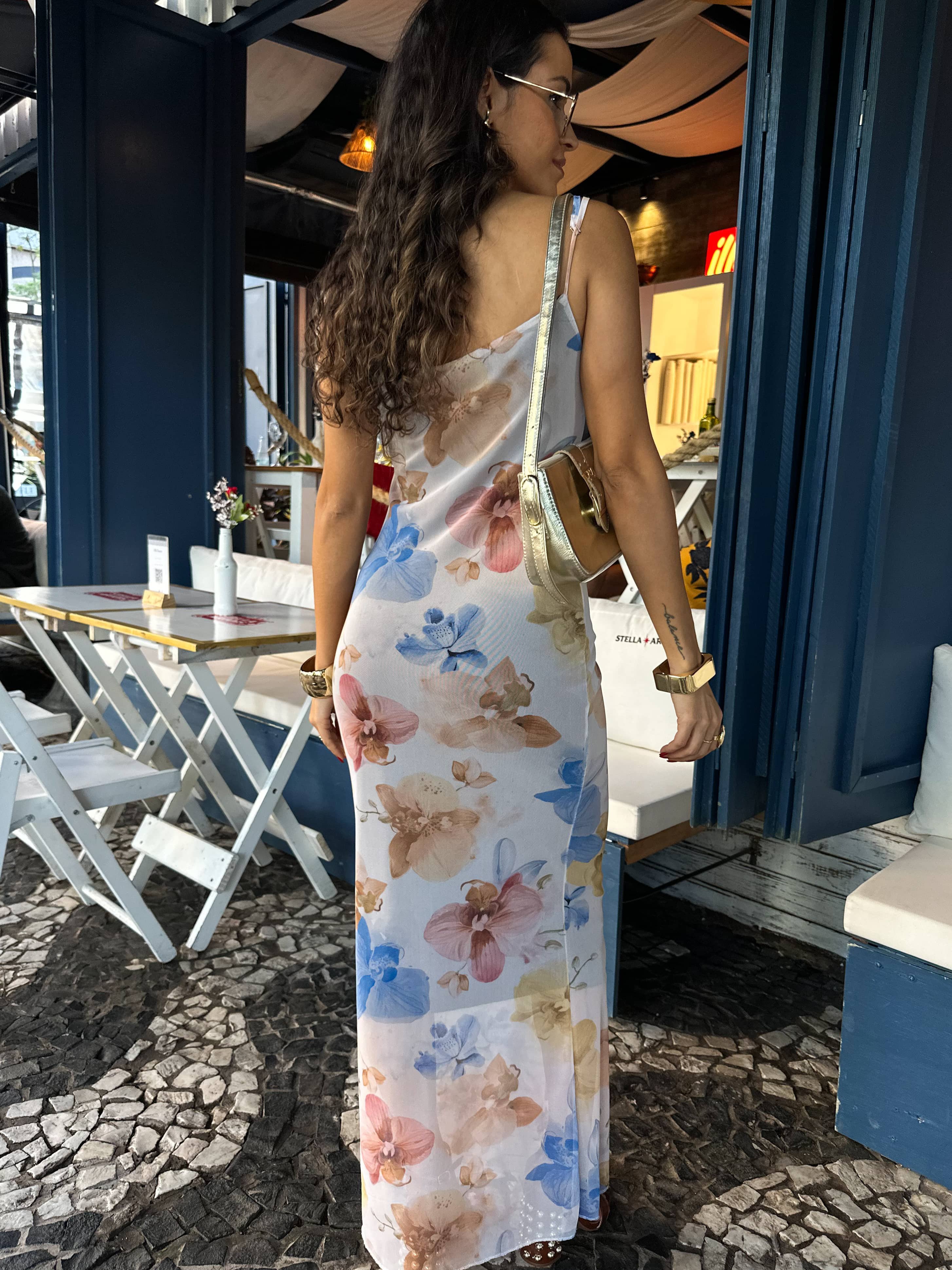 Vestido Midi em Tule Elie