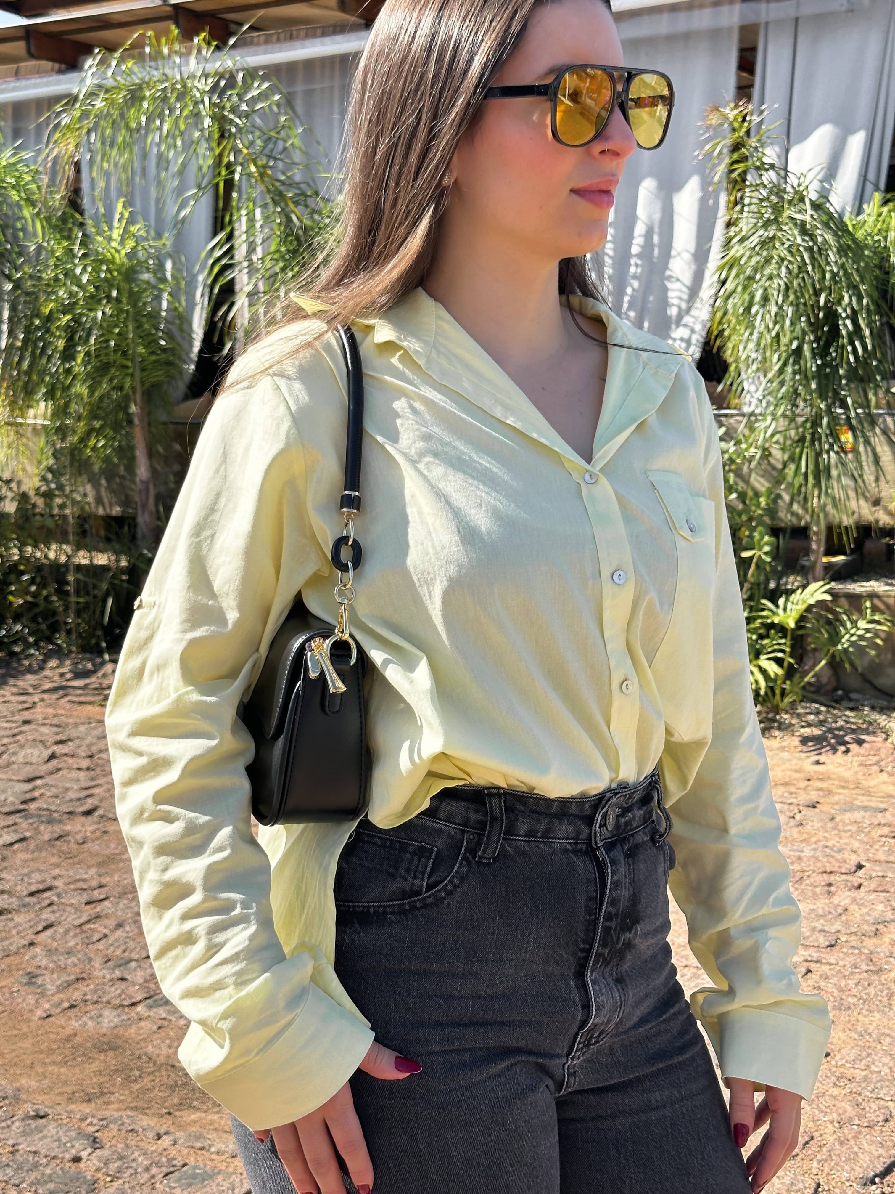 Camisa Amarela Fiorela