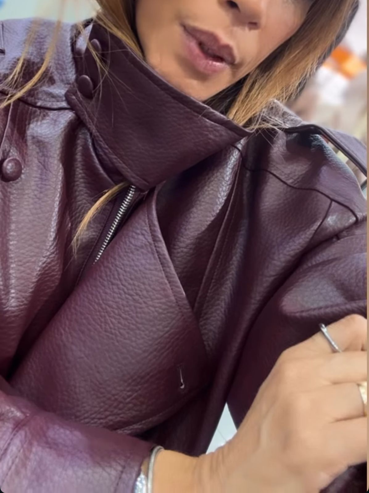 Jaqueta Vinho Zara
