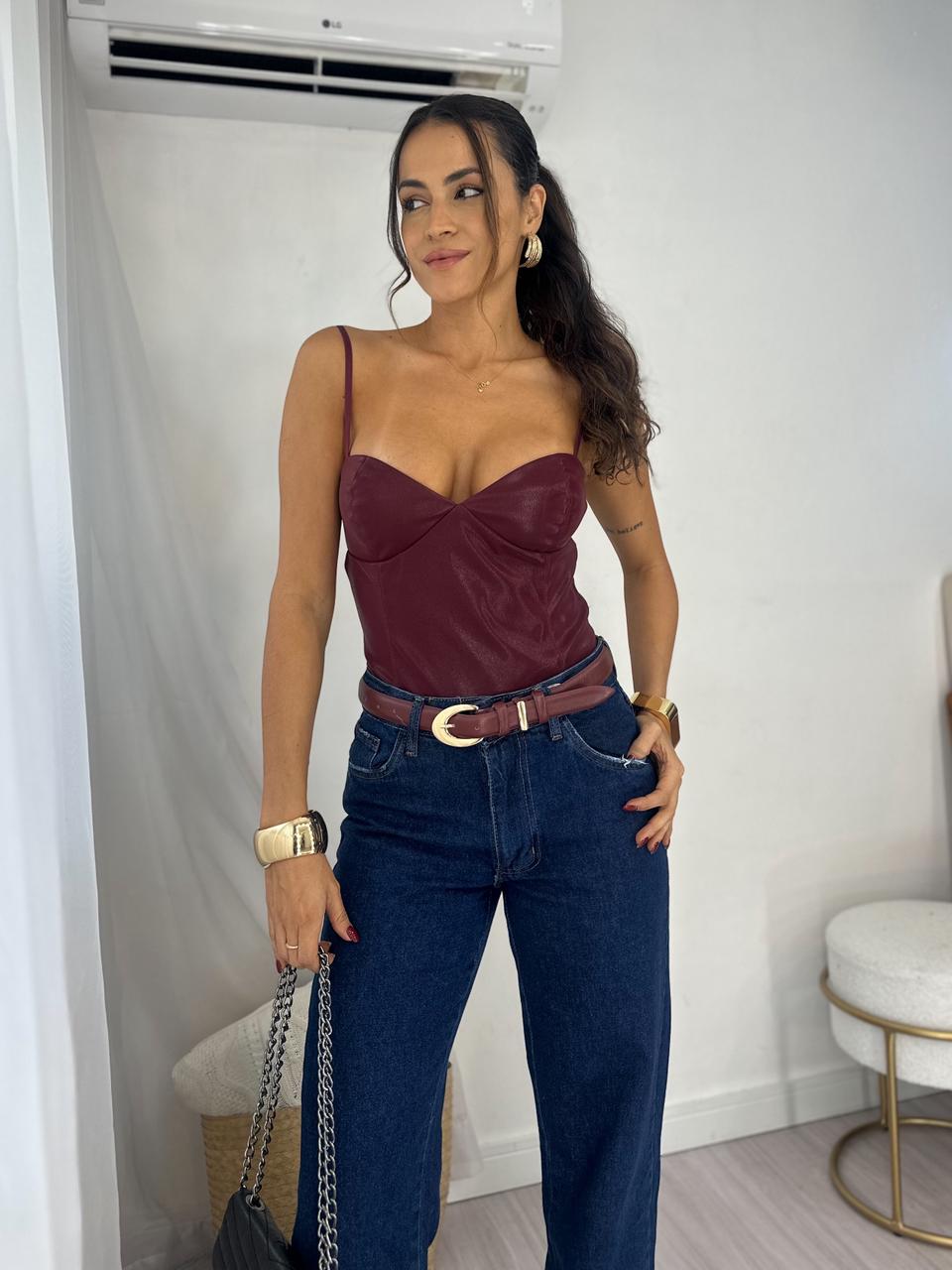 Body Corino Vinho Alessandra