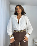Camisa Alongada Off Rosy
