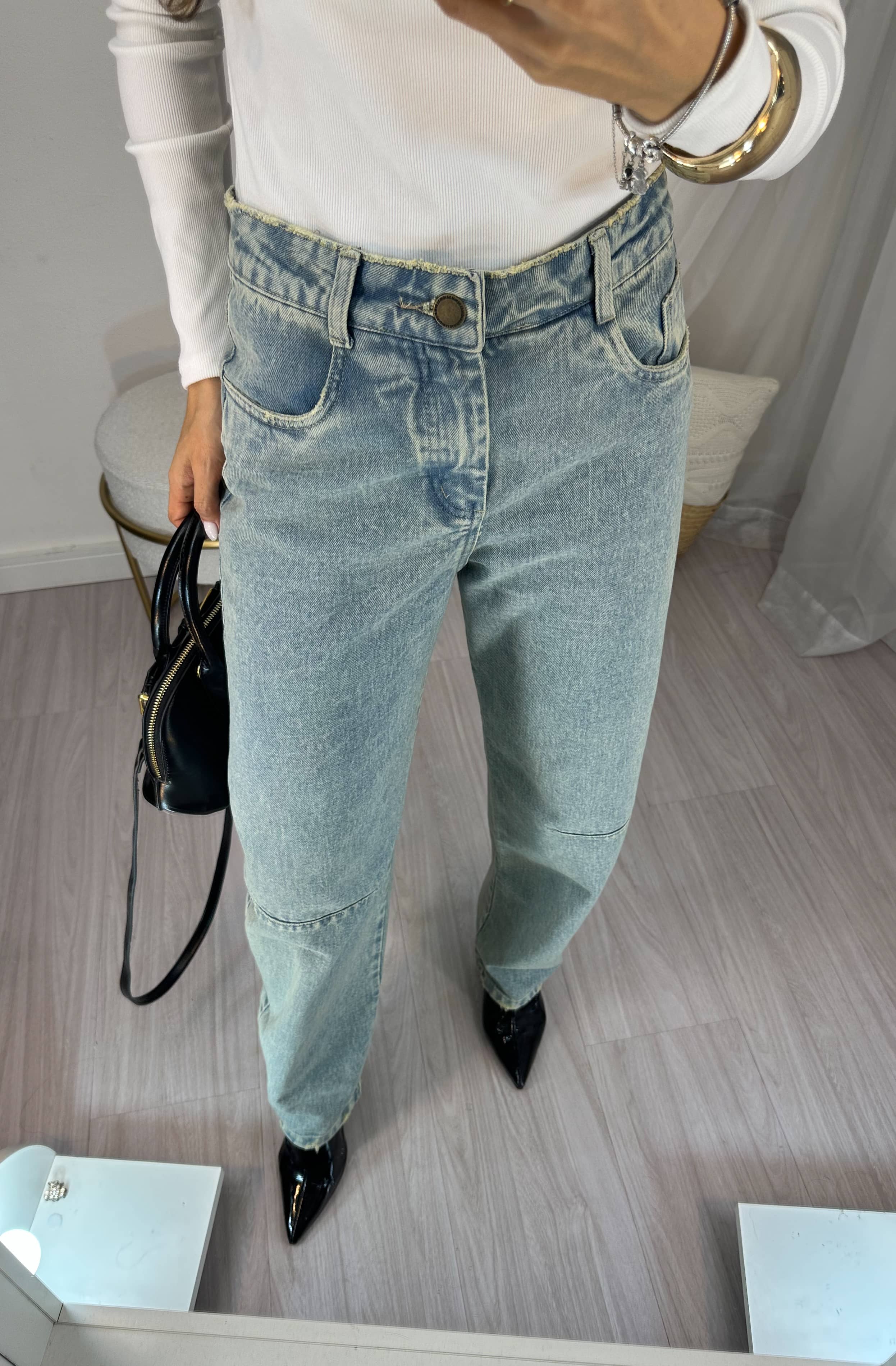 Calça Jeans Barrel Virginia