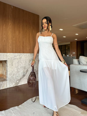 Vestido Alongado Off Betina