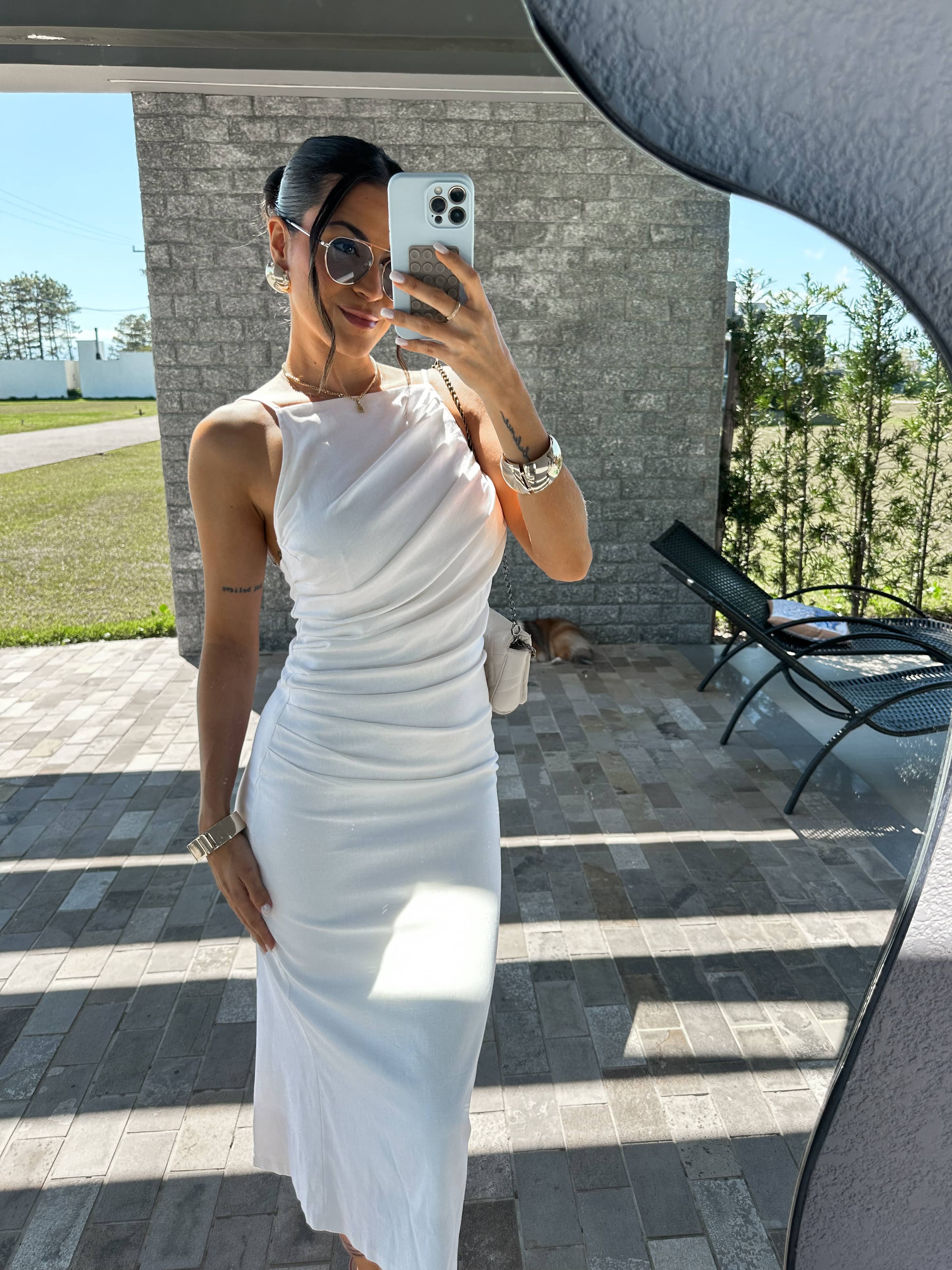 Vestido Off Midi Liana