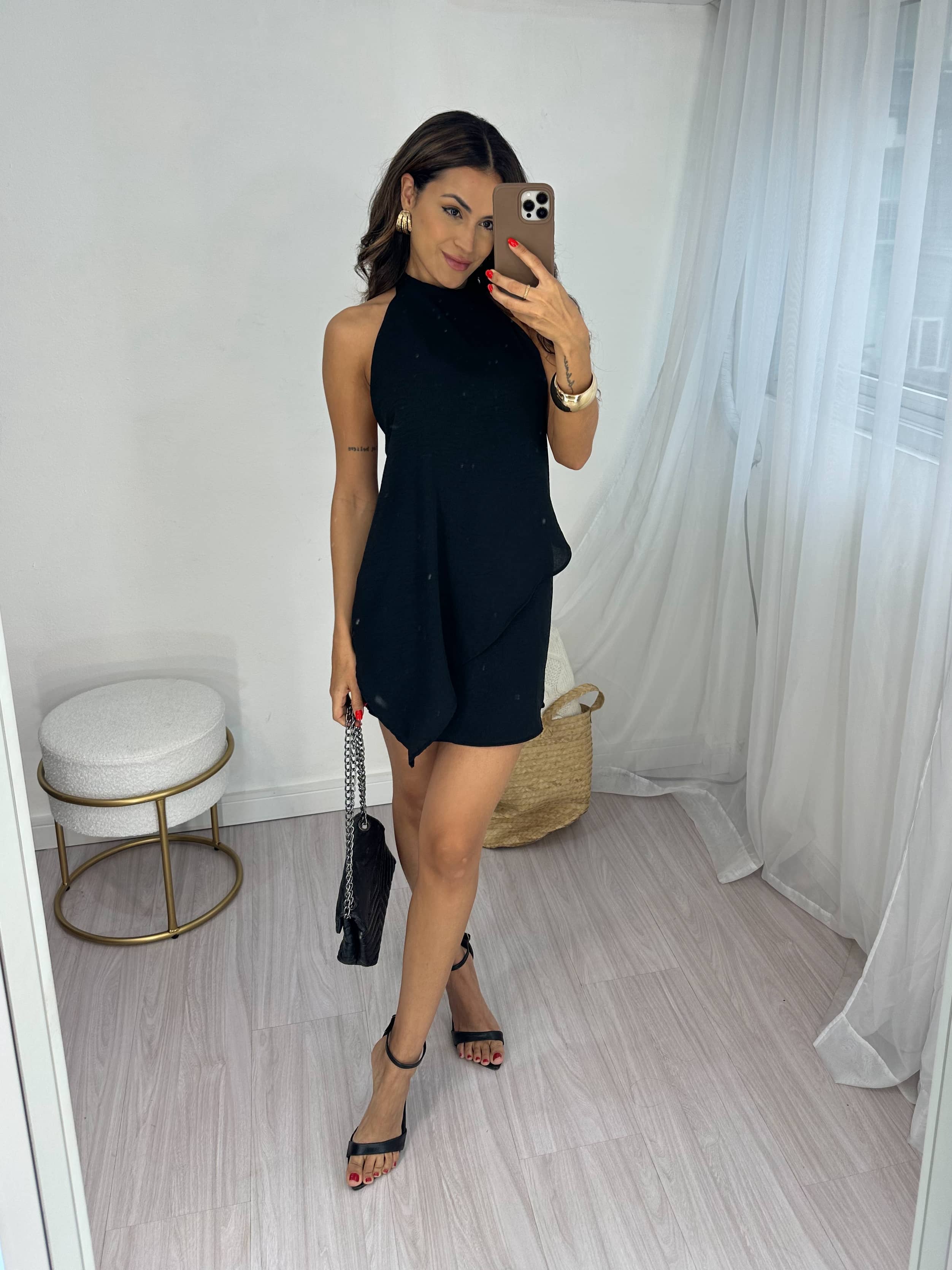 Vestido Vallet Preto