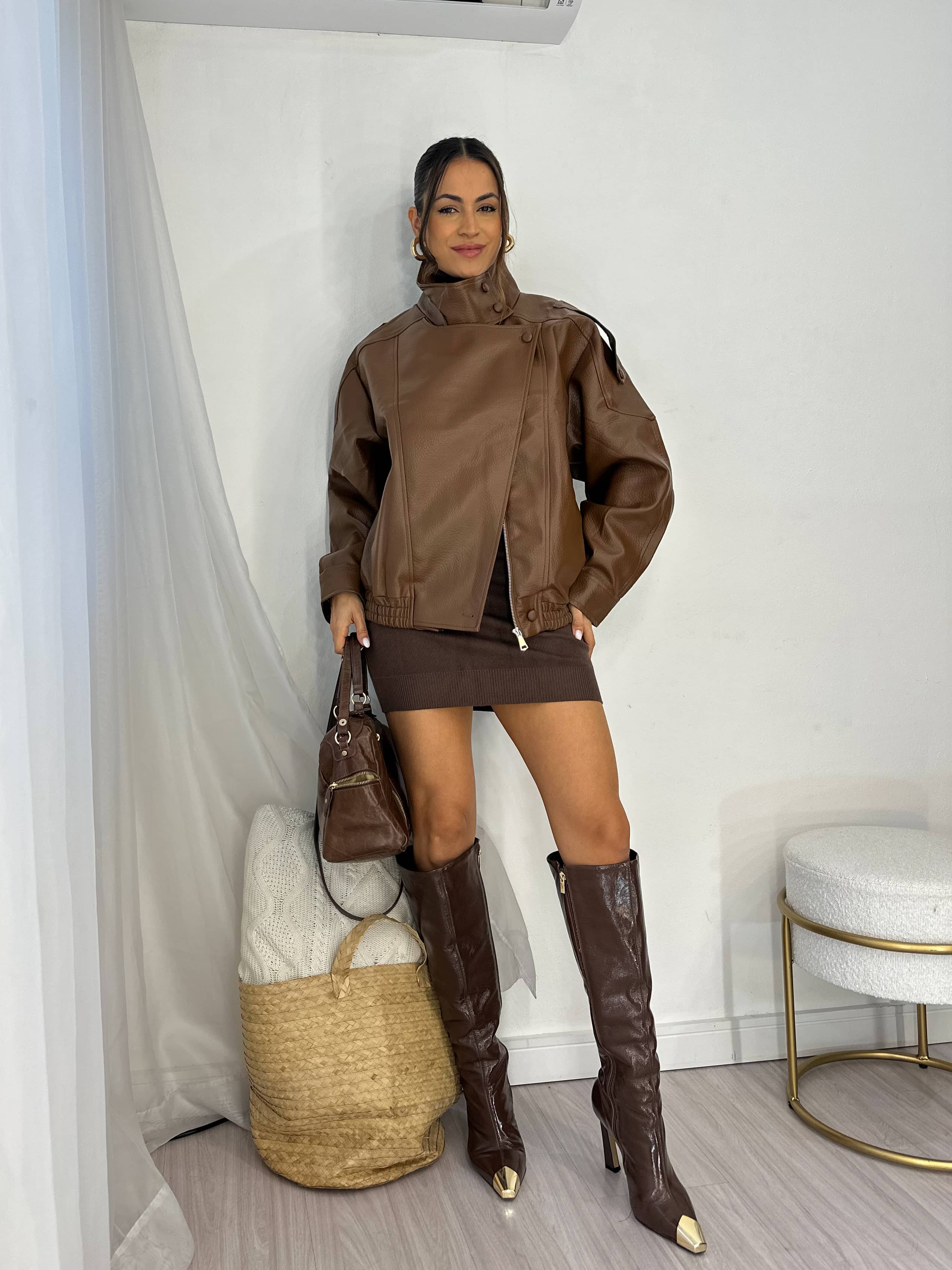 Jaqueta Marrom Zara