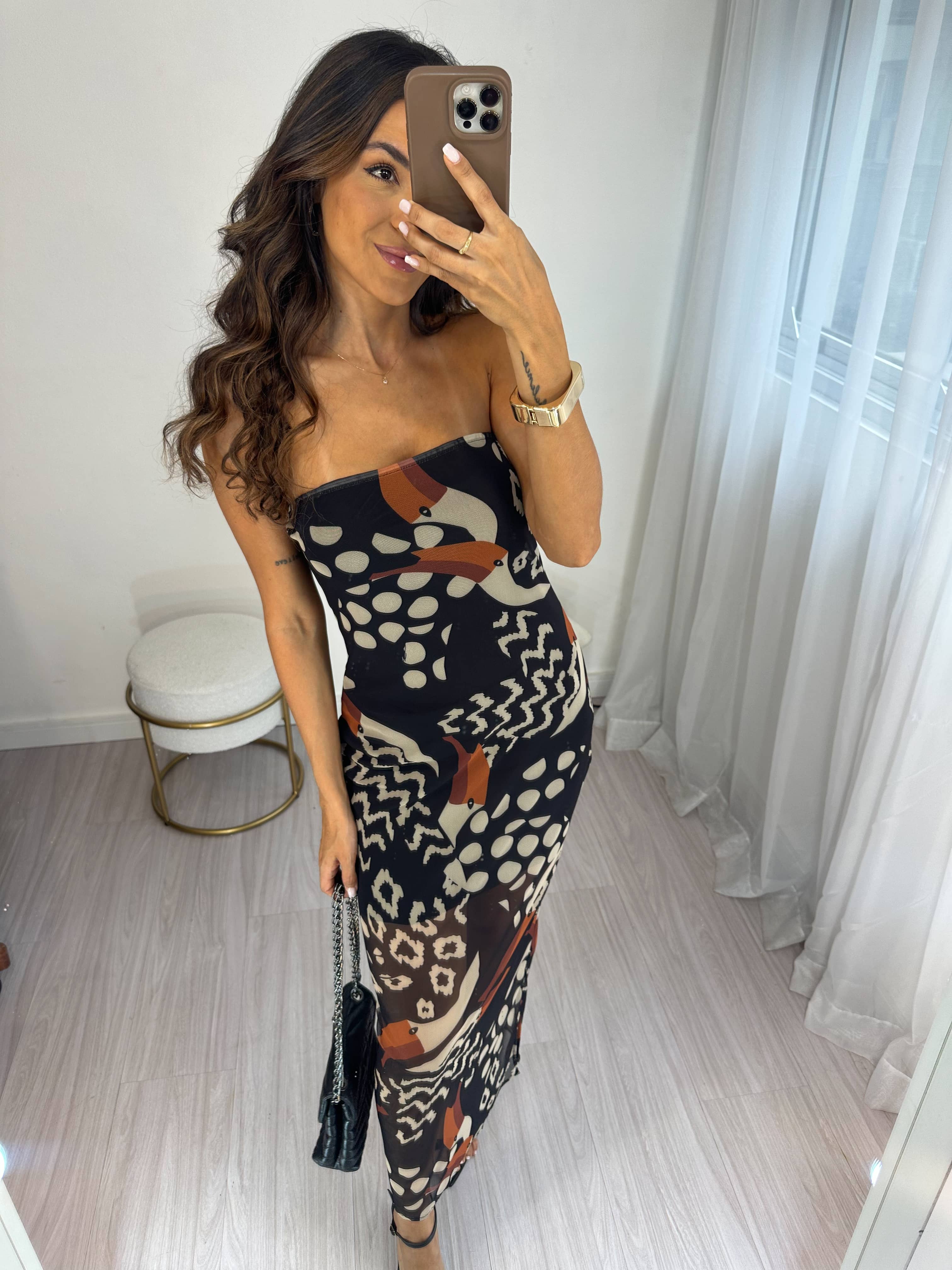Vestido Midi Tule Tucano Mabi