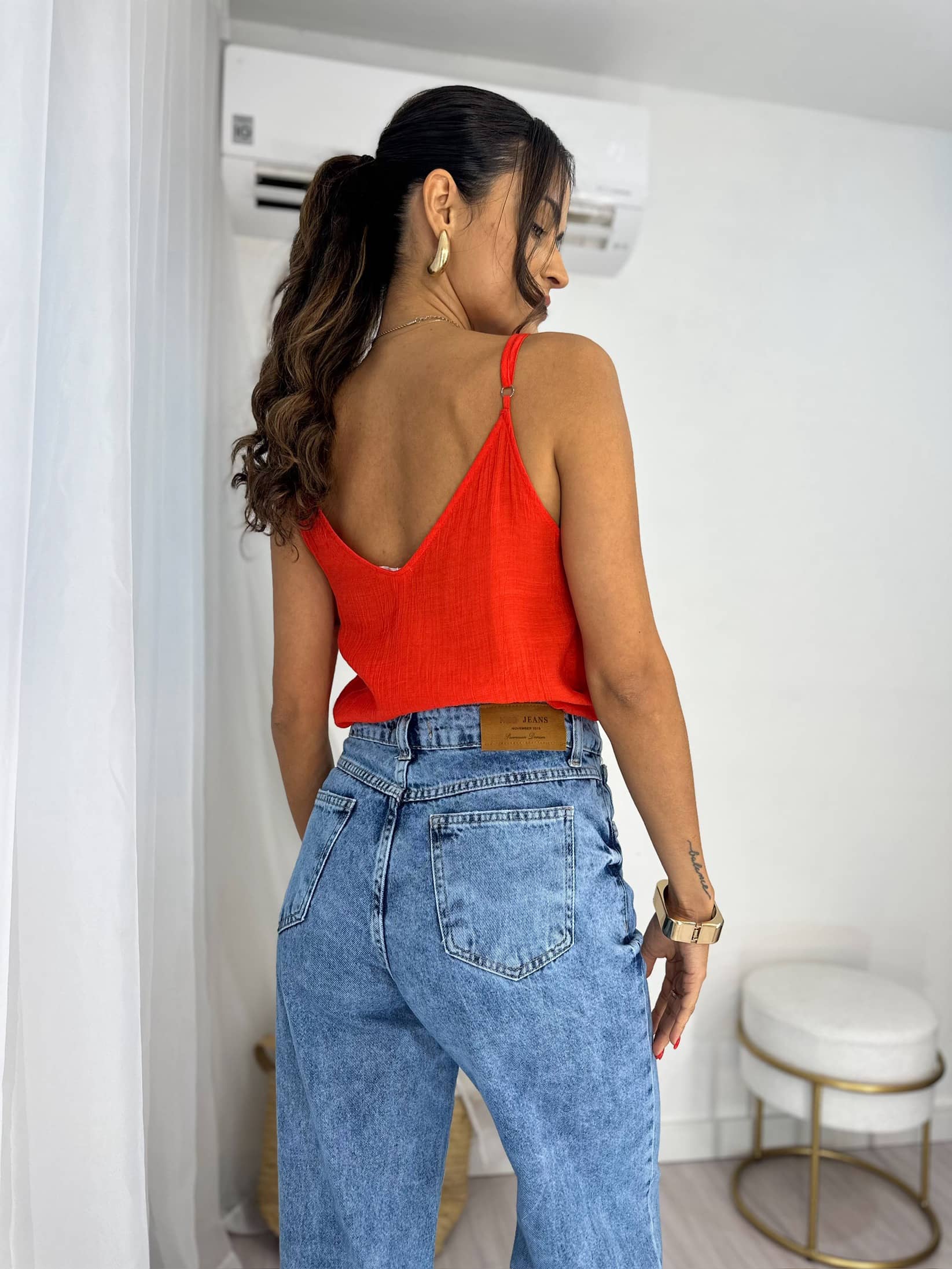 Blusa Vermelha Eloisa