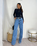 Calça Jeans Wide Leg Nina