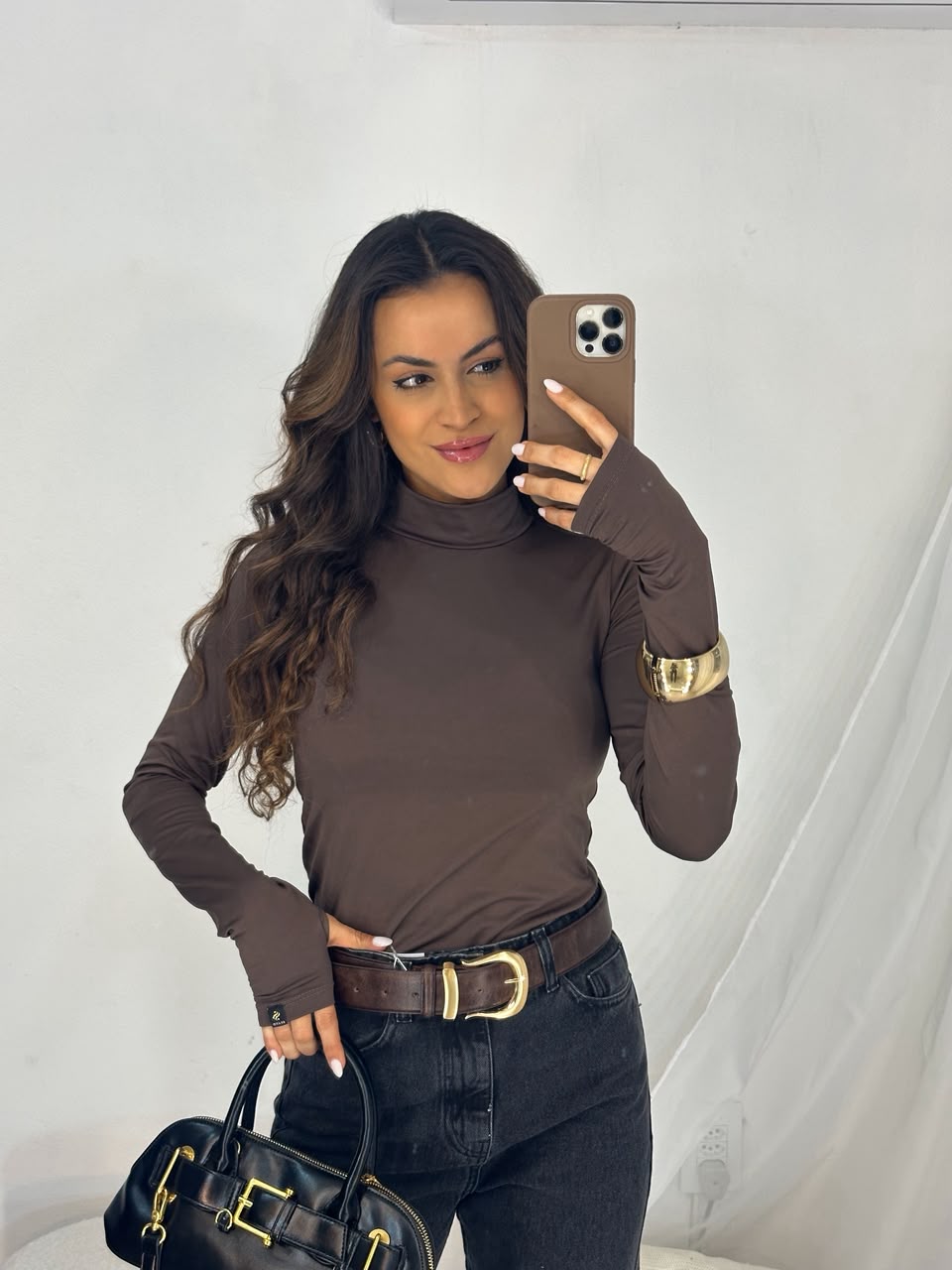 Blusa Térmica Natana Café