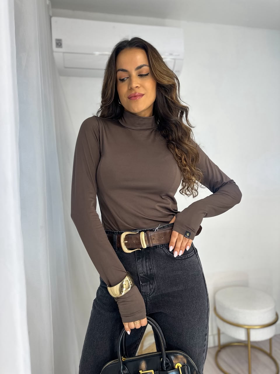 Blusa Térmica Natana Café