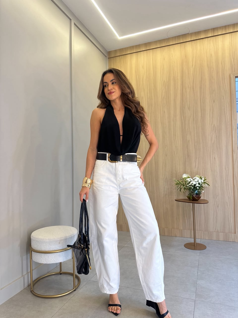 Blusa Preta Lina