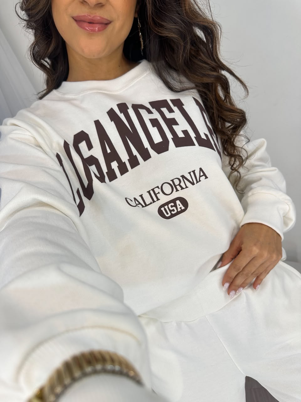 Conjunto Moletom Off Los Angeles