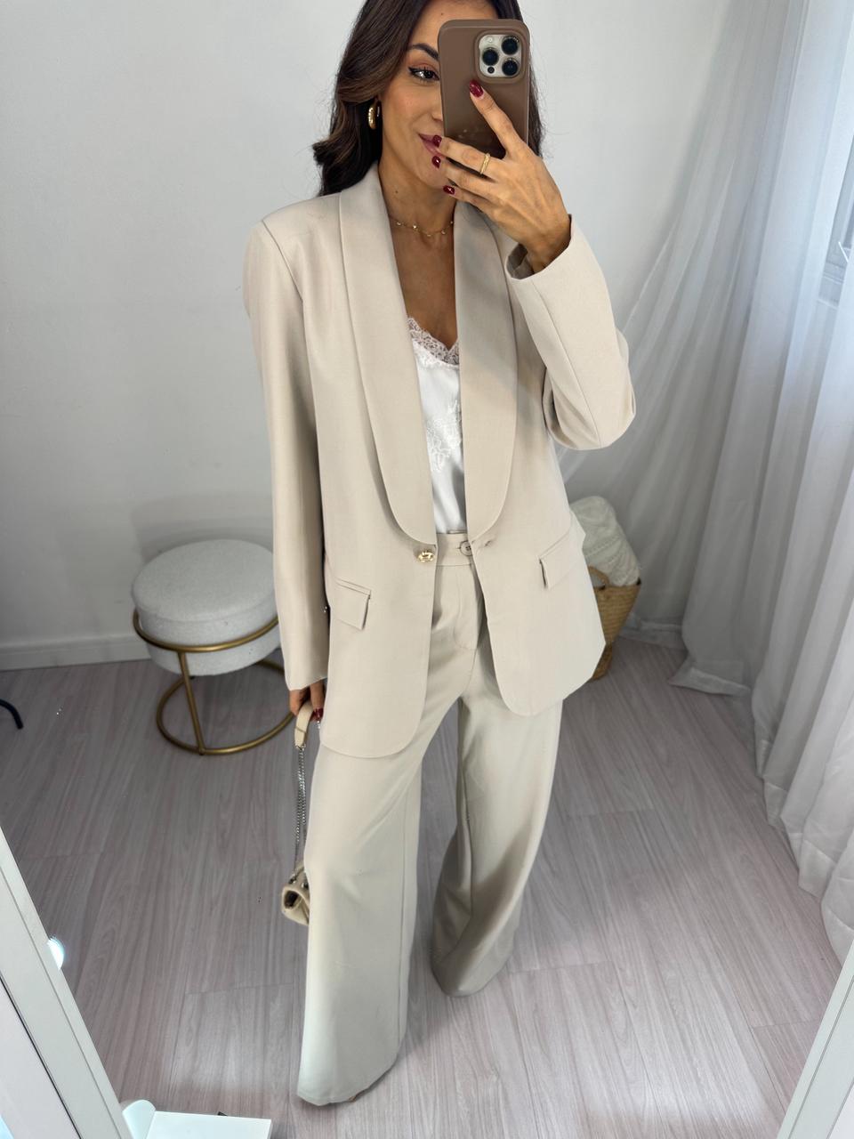 Conjunto Alfaiataria Areia Paula
