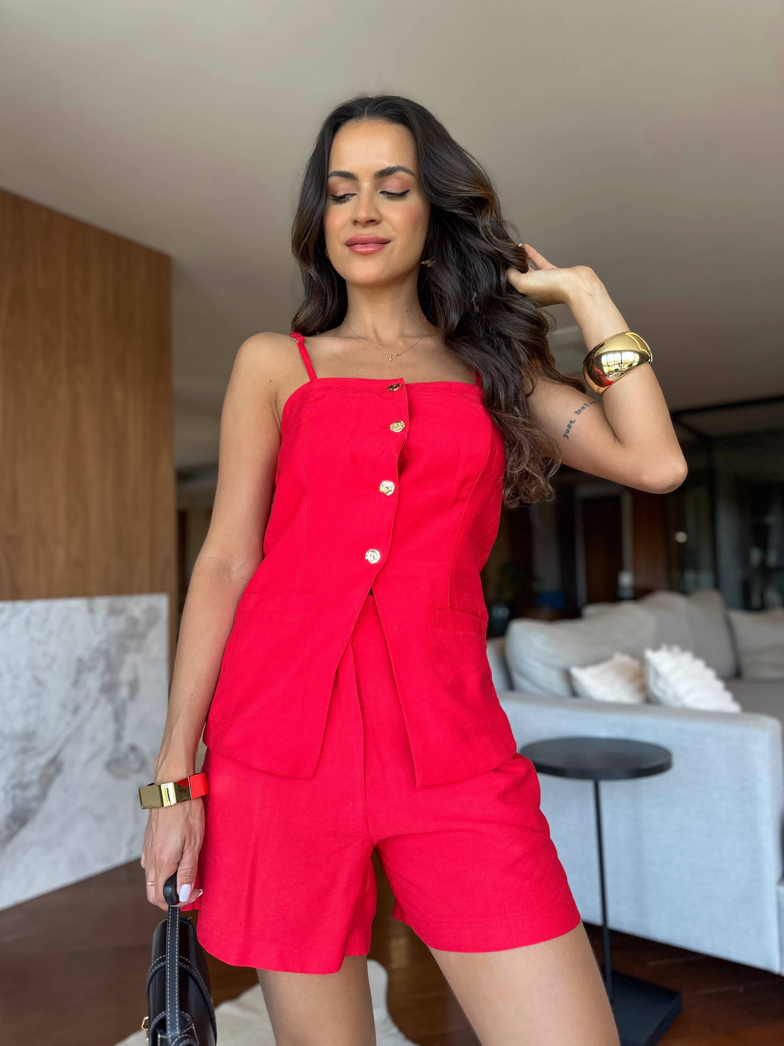 Conjunto Vermelho Karen